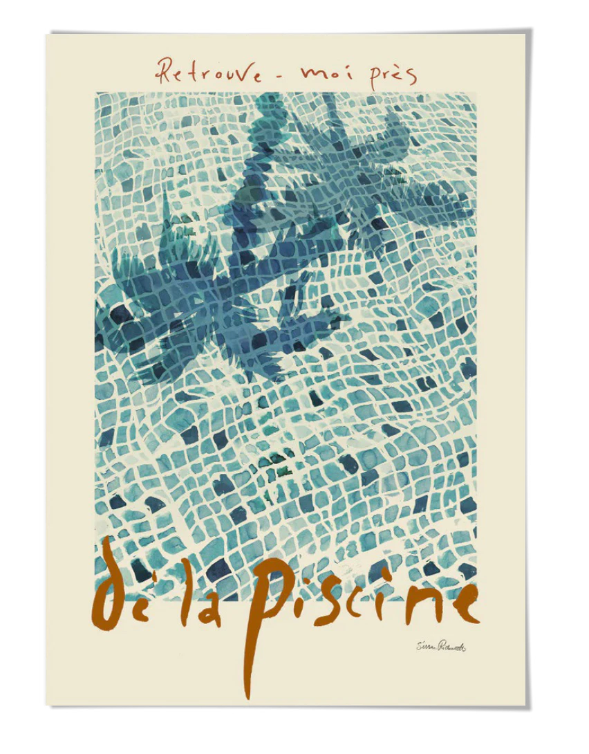 La Piscine Art Print