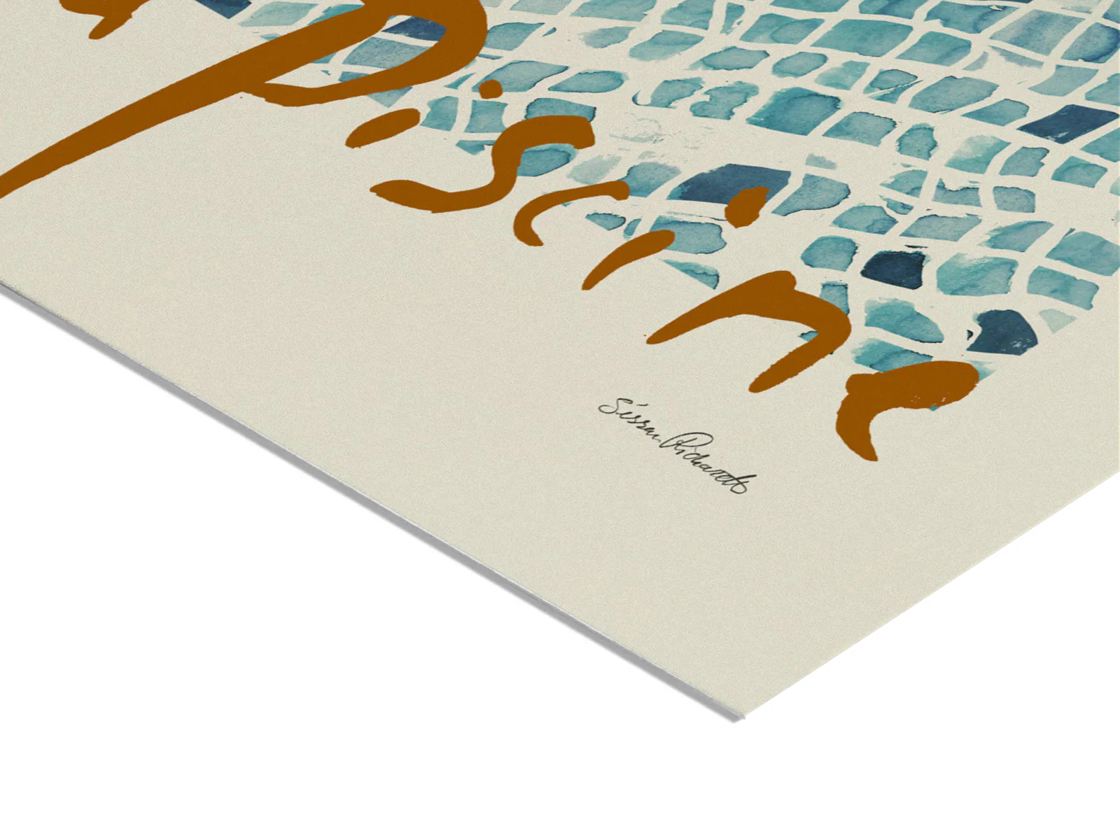piscine art print