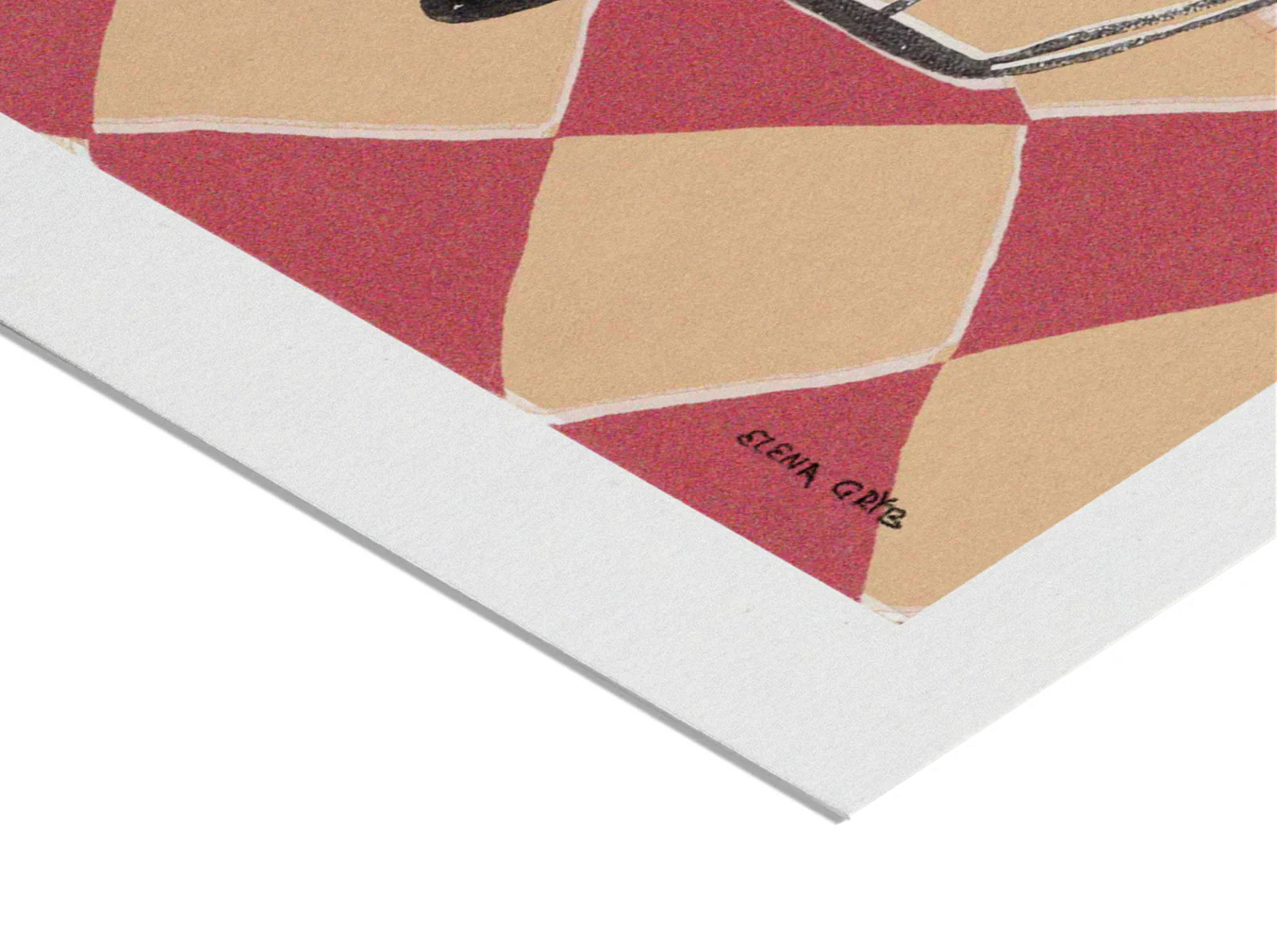 vie rose art print