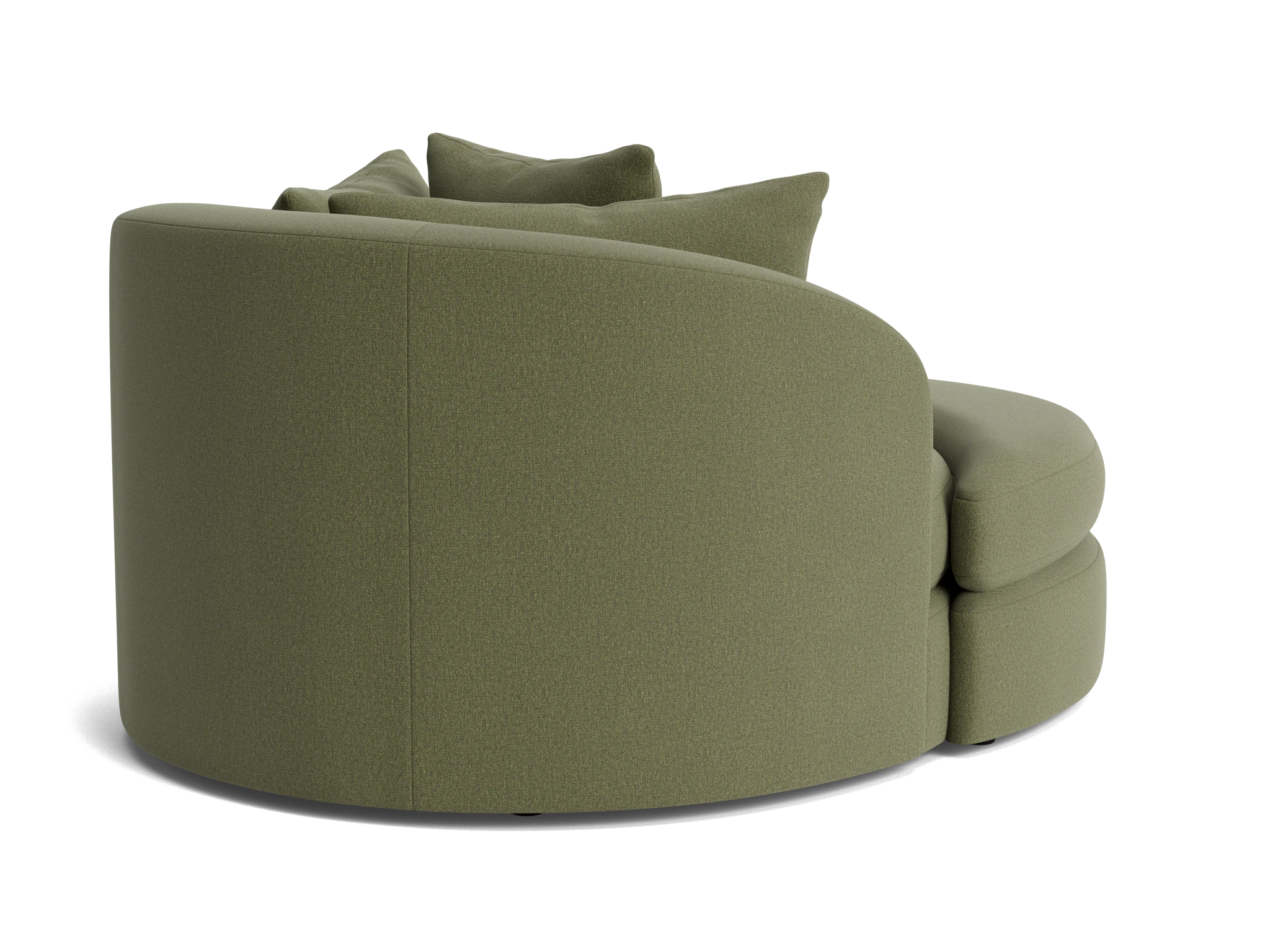 amelia grand swivel chair ottoman faithful olive