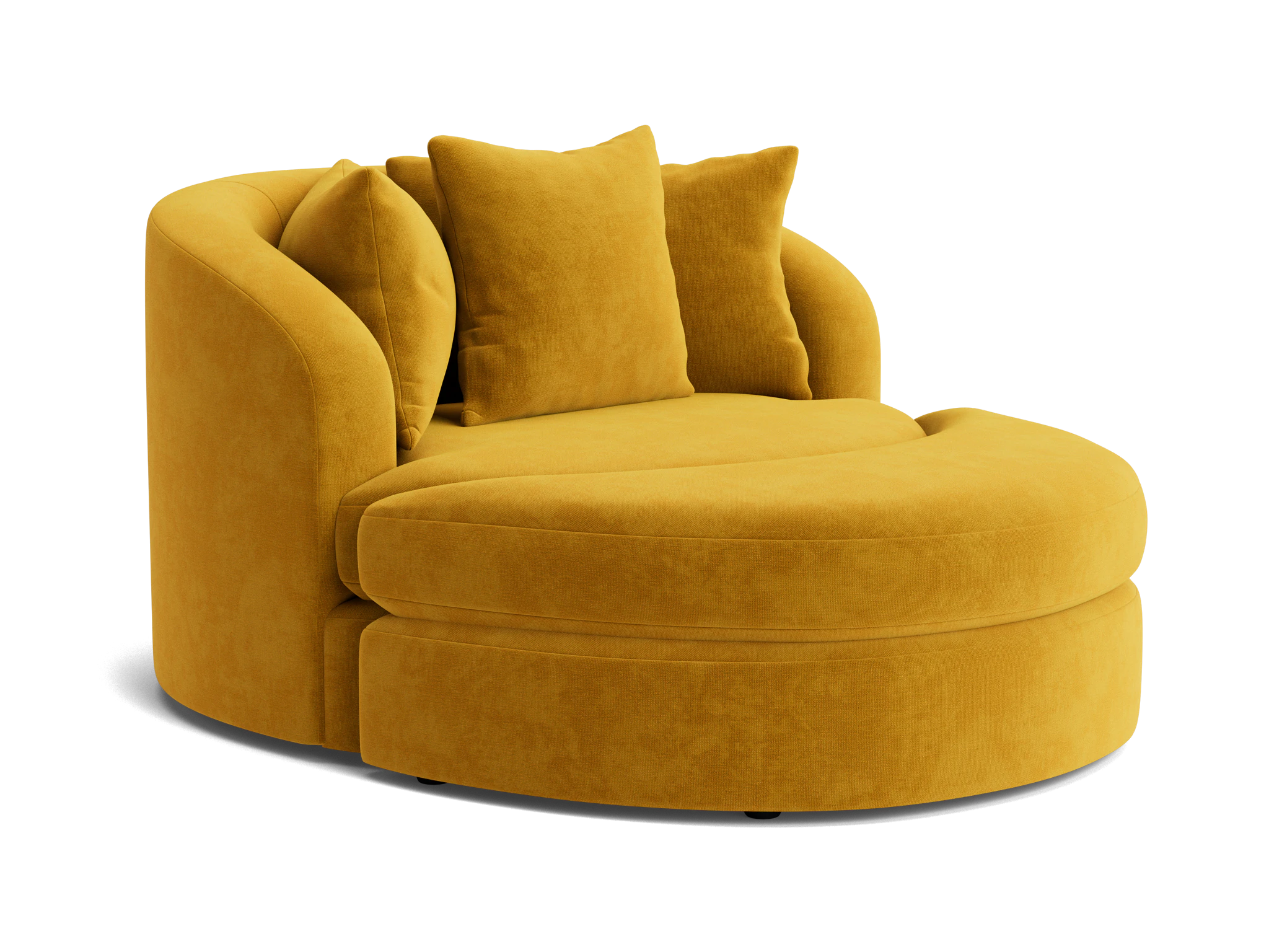 amelia grand swivel chair ottoman harper amber gold