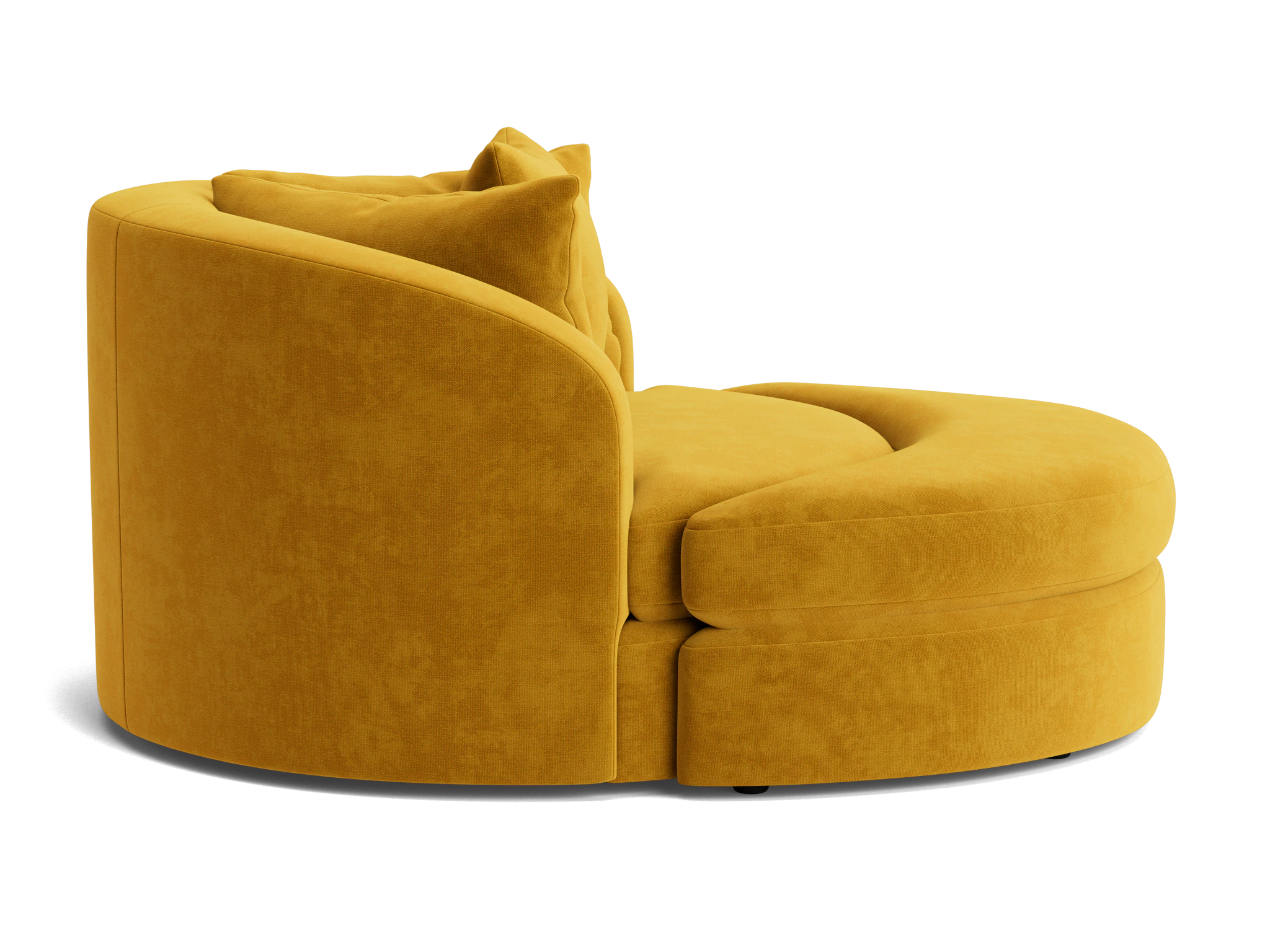amelia grand swivel chair ottoman harper amber gold