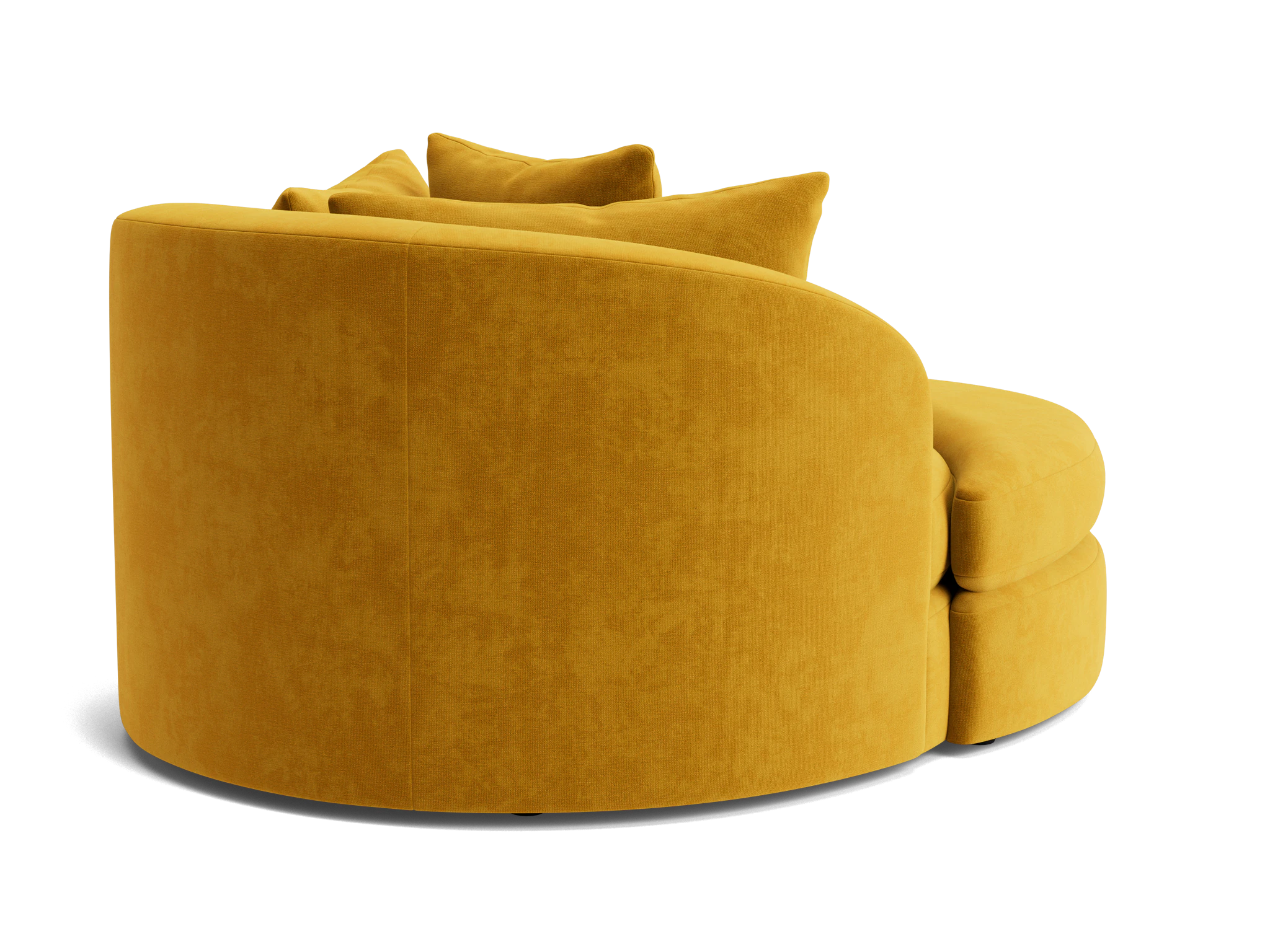 amelia grand swivel chair ottoman harper amber gold