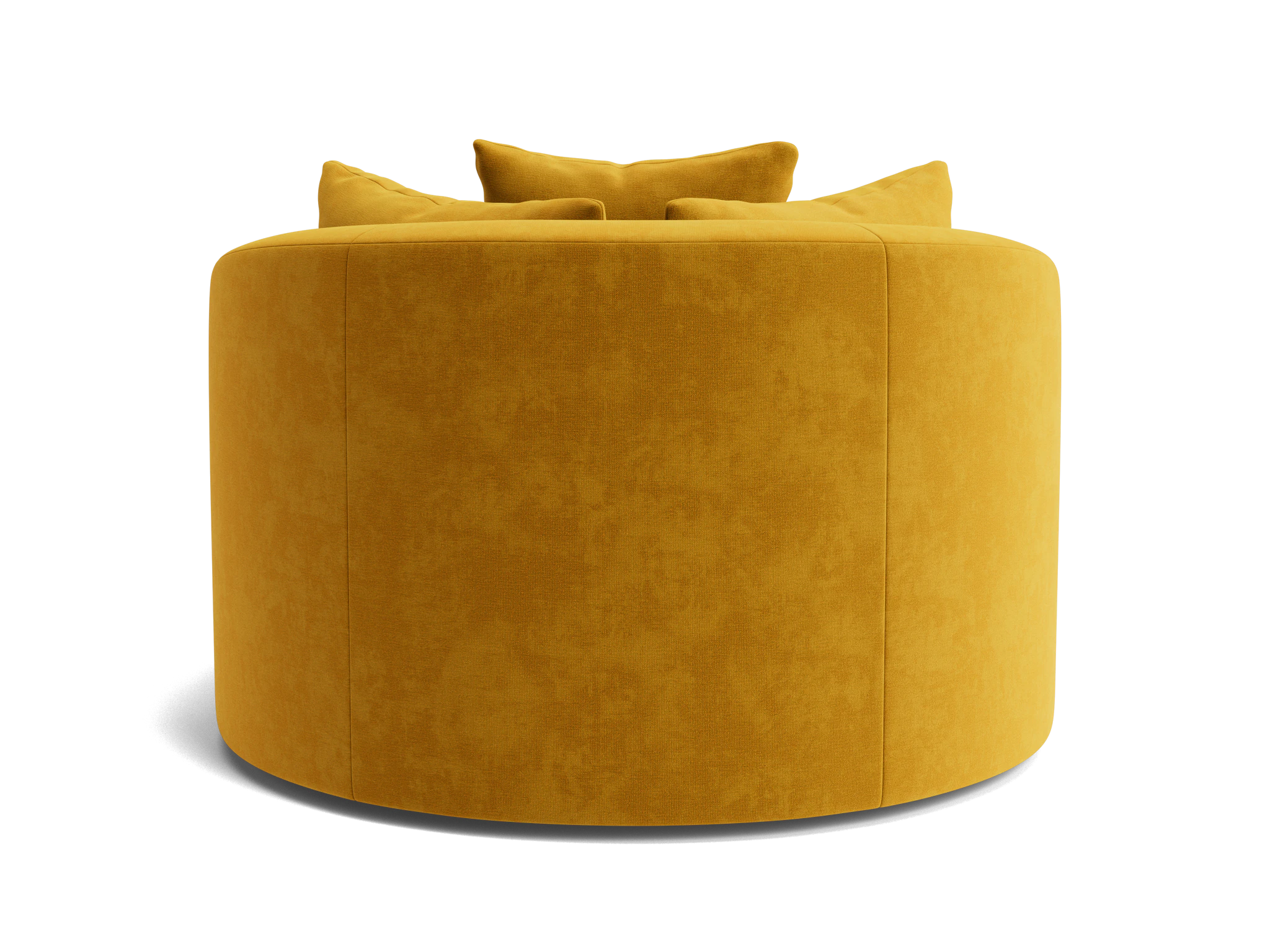 amelia grand swivel chair ottoman harper amber gold