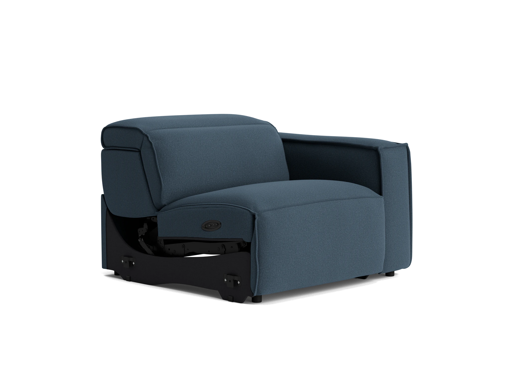 camden single arm chair faithful indigo