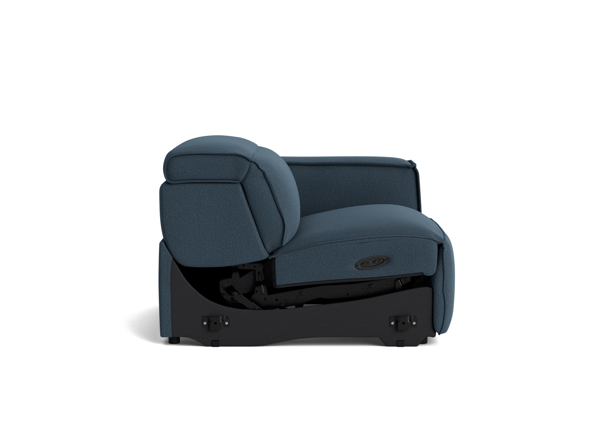 camden single arm chair faithful indigo