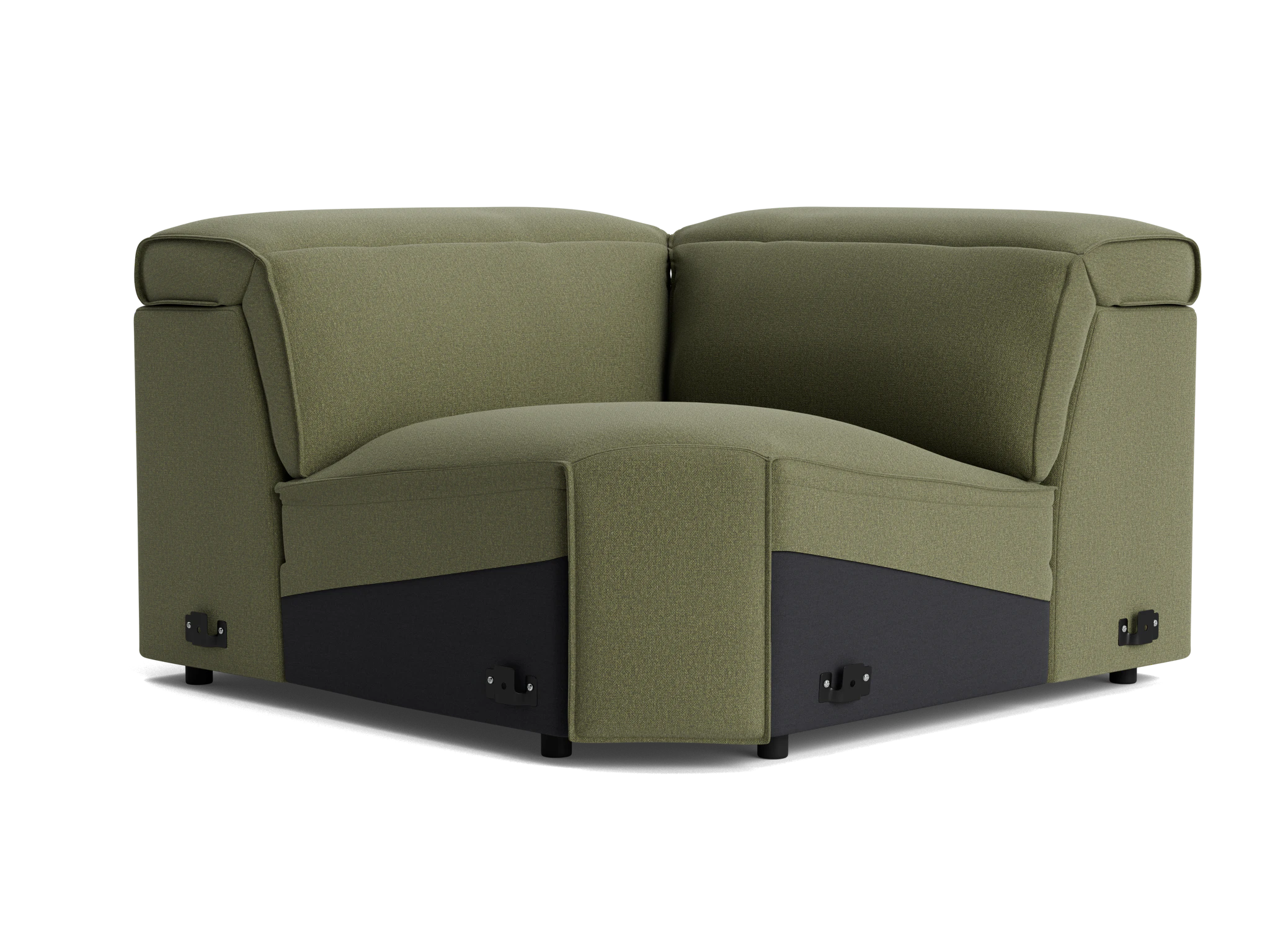 camden corner wedge chair faithful olive