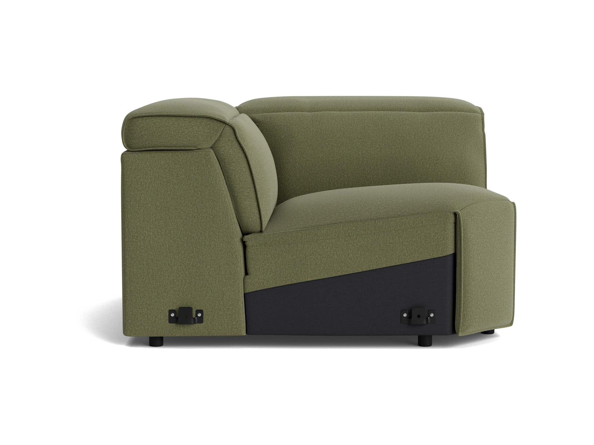 camden corner wedge chair faithful olive