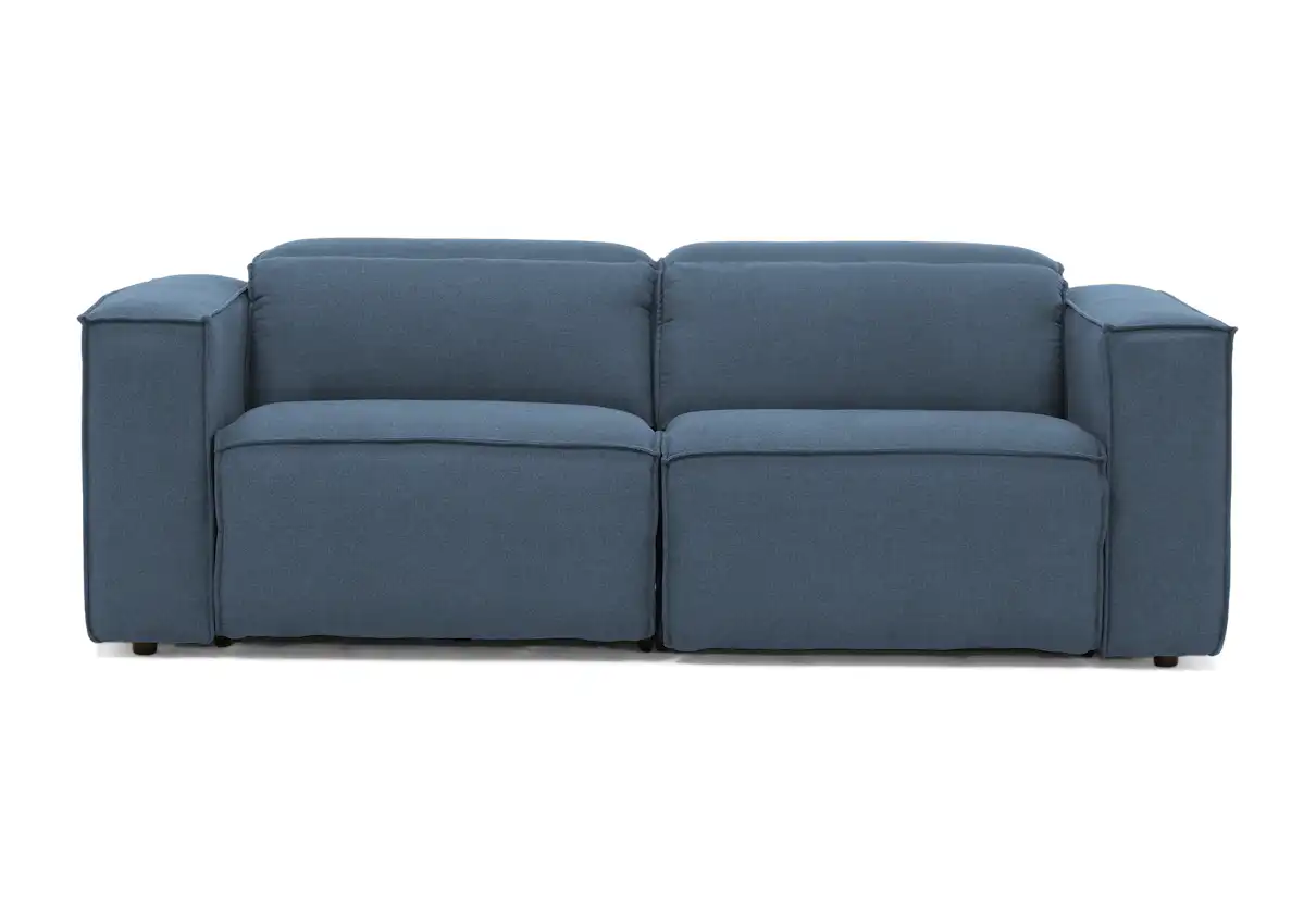 camden modular reclining piece sofa milo french blue