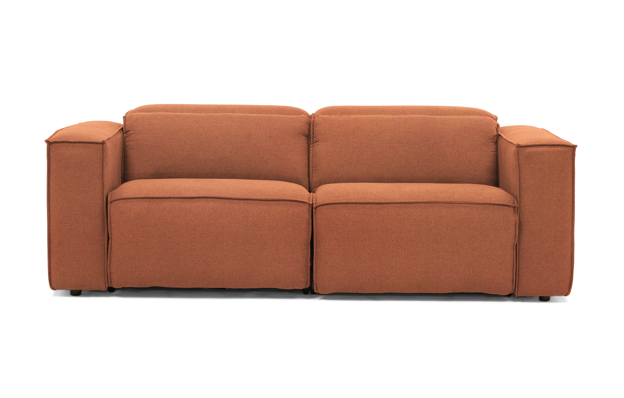 camden modular reclining piece sofa plush terra rose