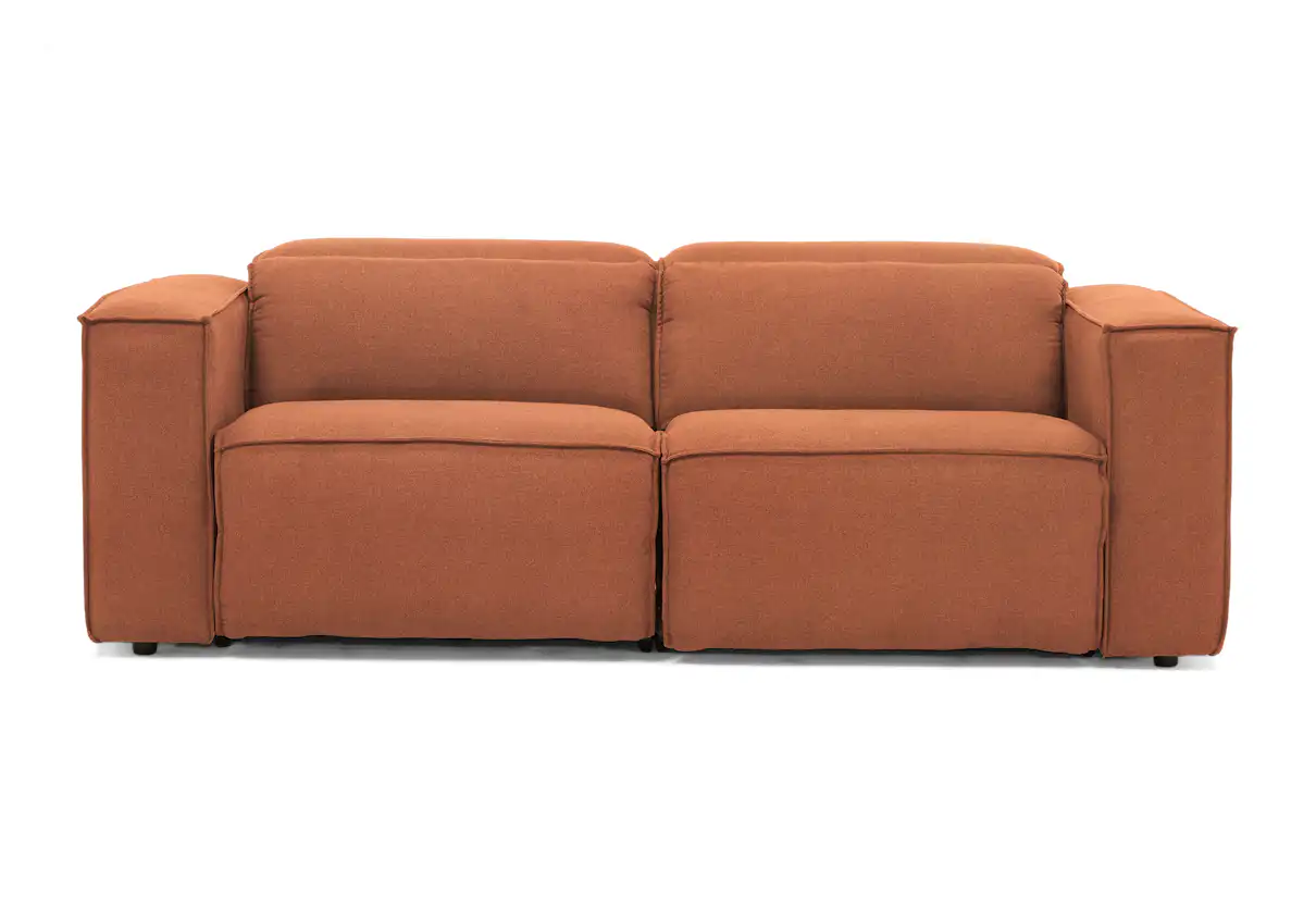 camden modular reclining piece sofa plush terra rose