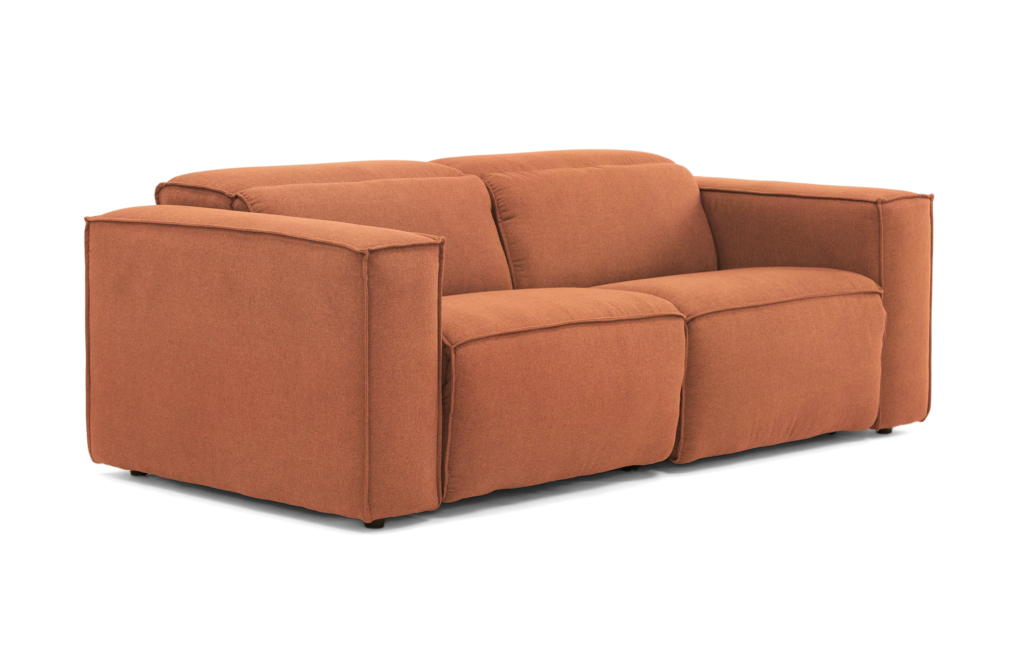 camden modular reclining piece sofa plush terra rose