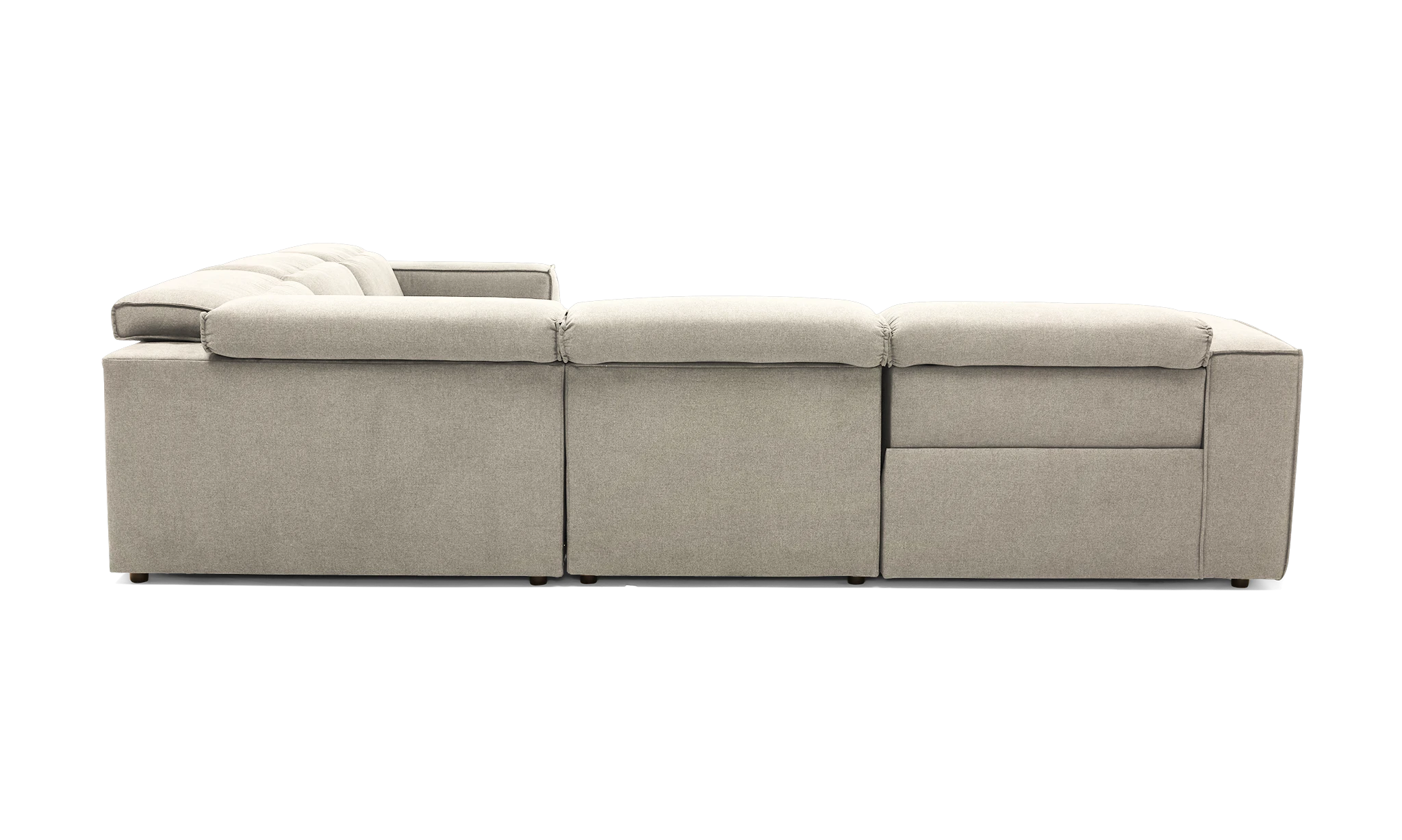 camden modular reclining wedge corner sectional crave irish cream