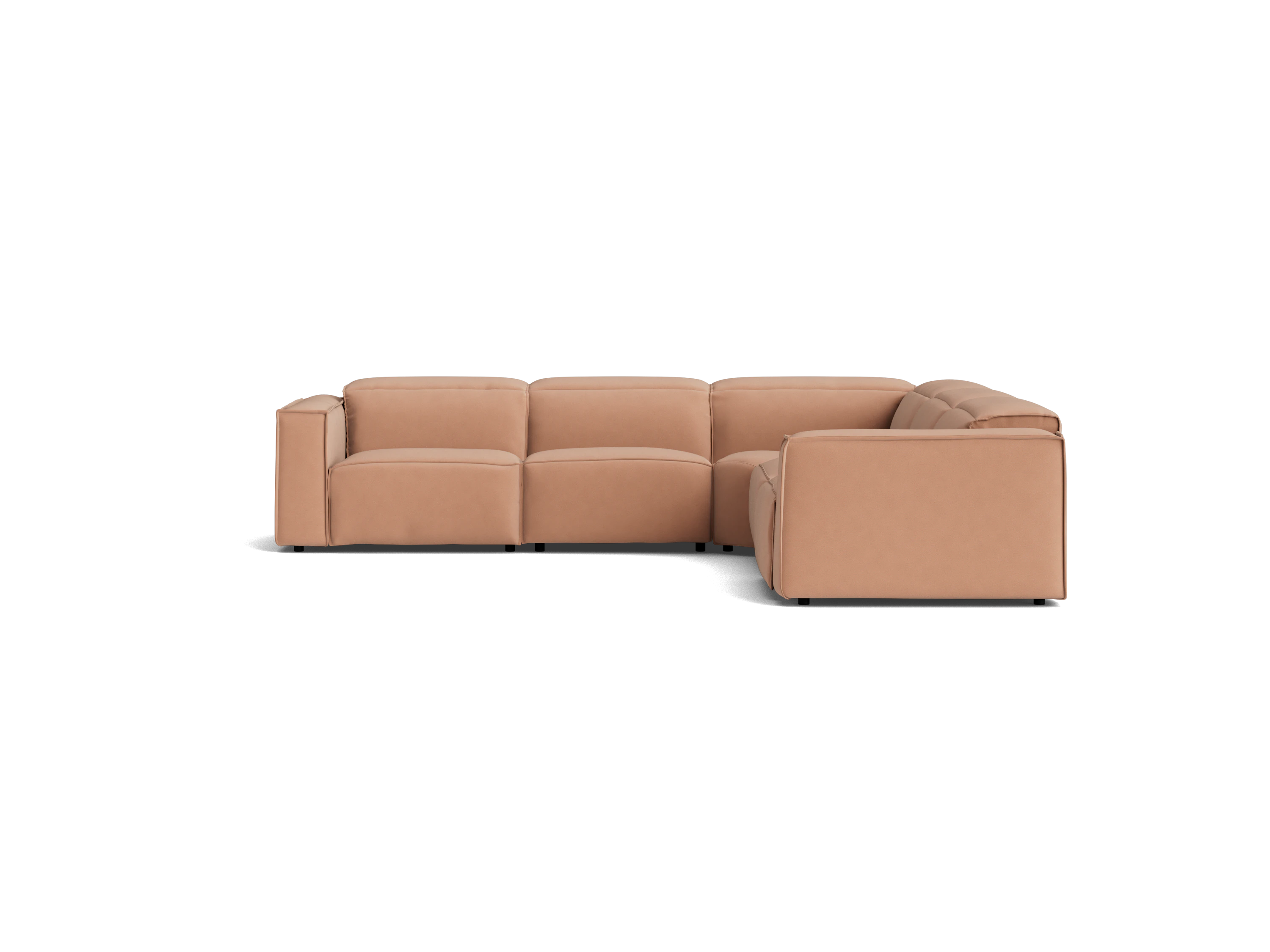 camden modular reclining wedge corner sectional caspiar chiffon