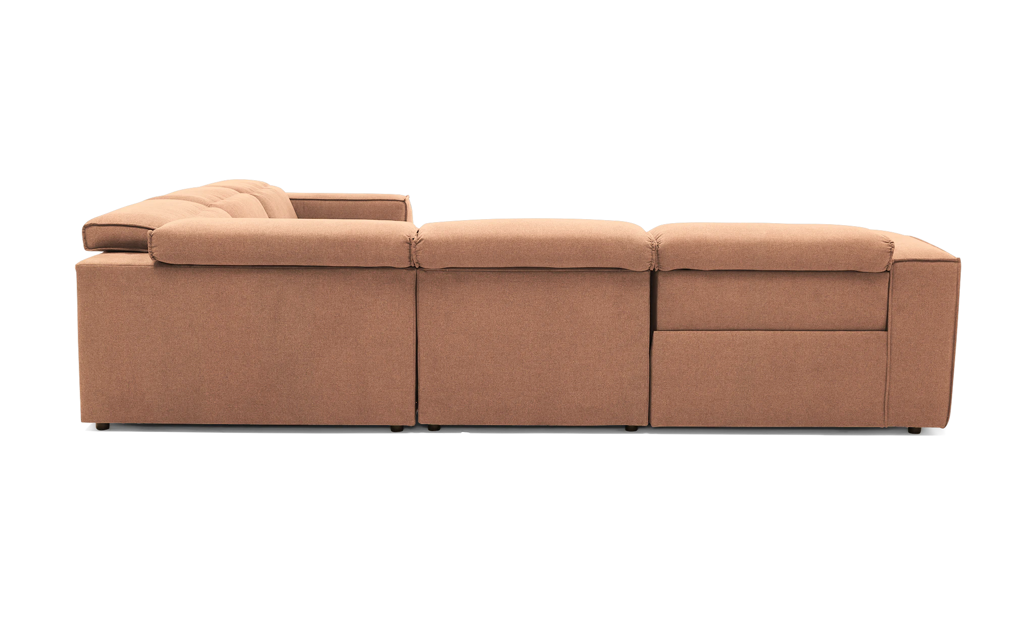 camden modular reclining wedge corner sectional caspiar chiffon