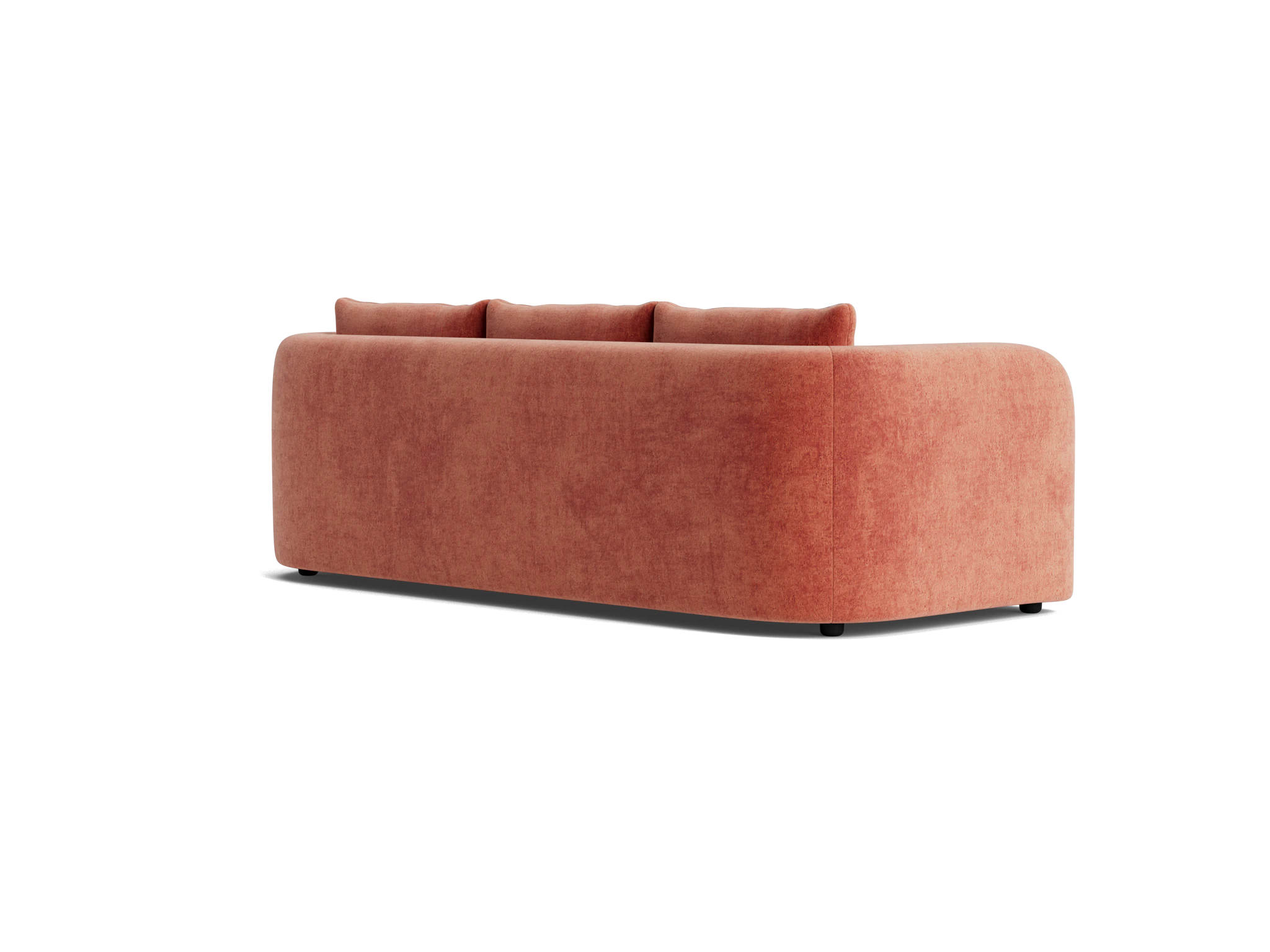sebastian sofa bed plush terra rose