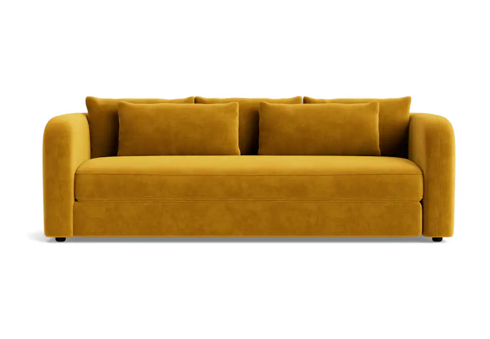 sebastian sofa bed harper amber gold