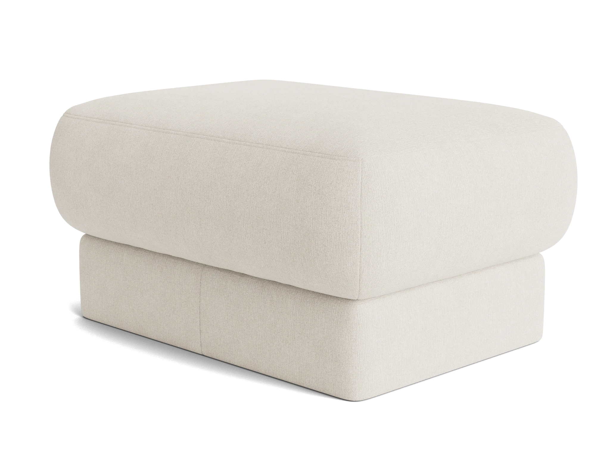 dyer ottoman sunbrella loft white