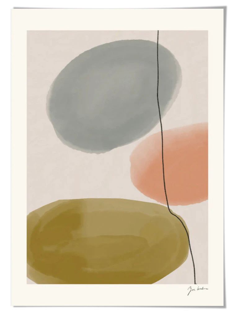 zoe abstract art print