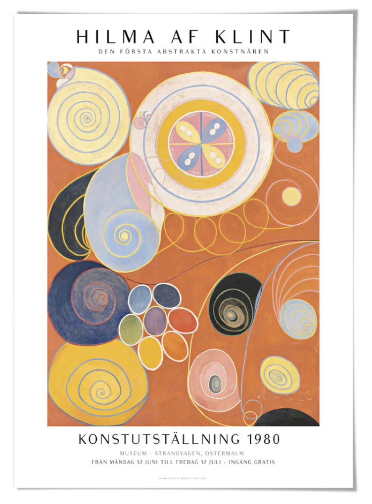 hilma klint art exhibition art print