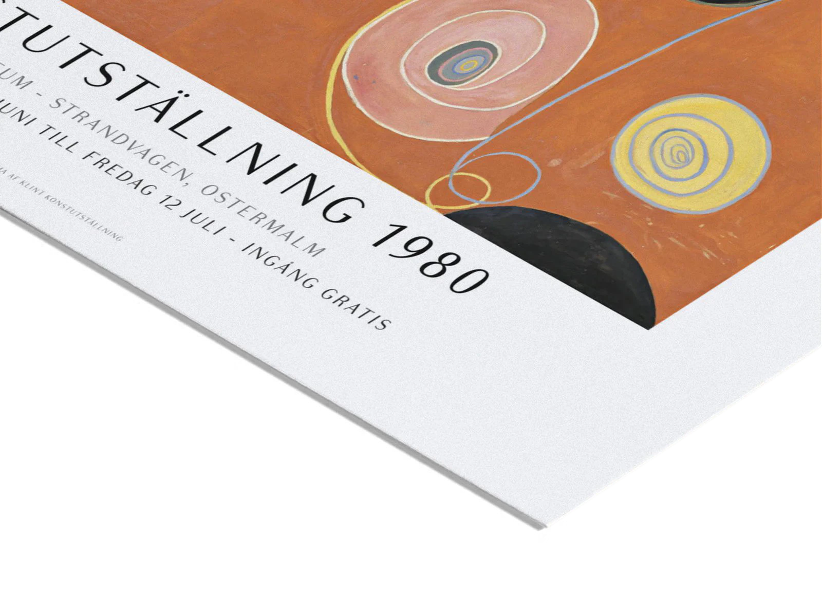 hilma klint art exhibition art print