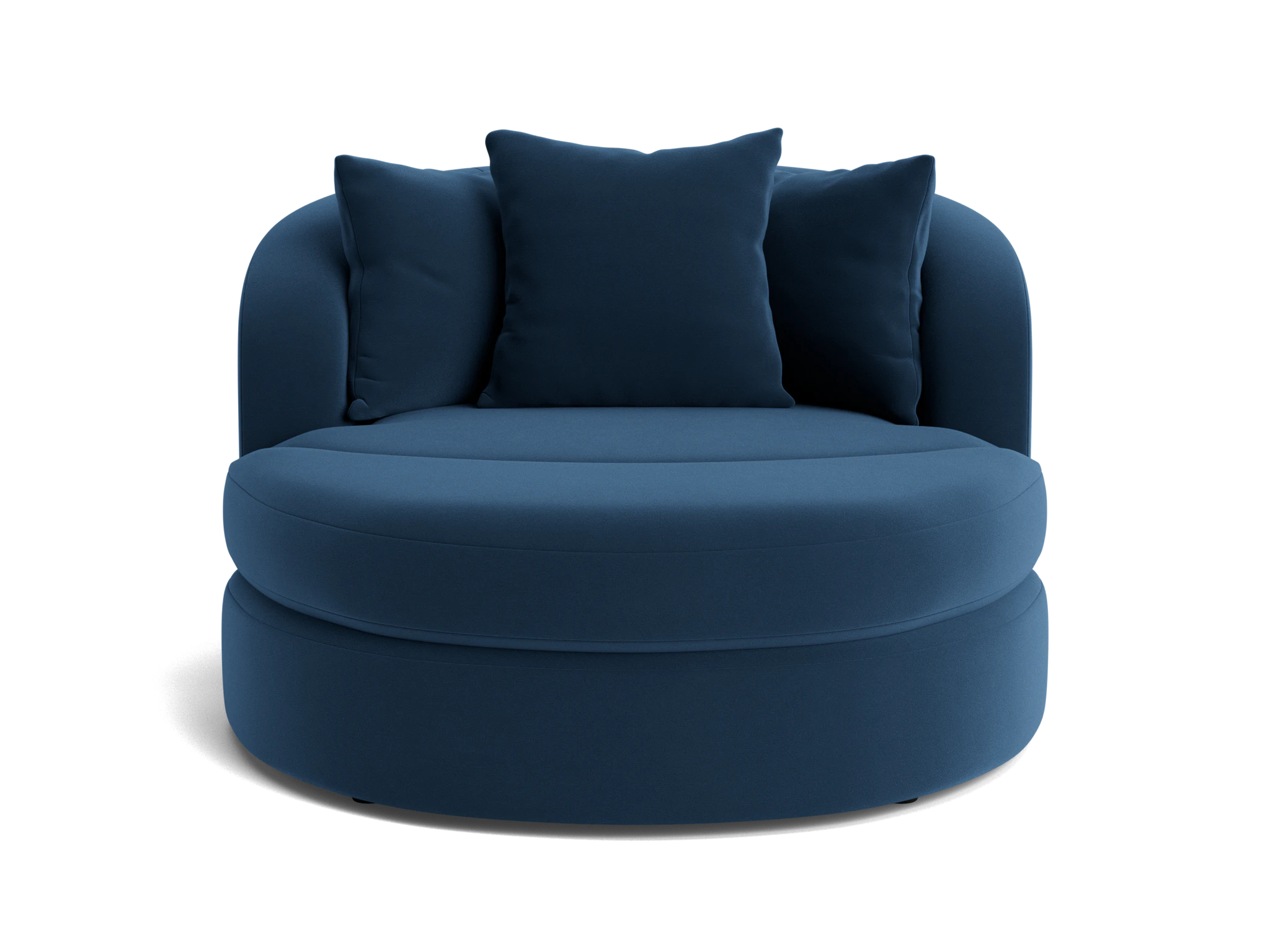 amelia grand chair ottoman royale cobalt