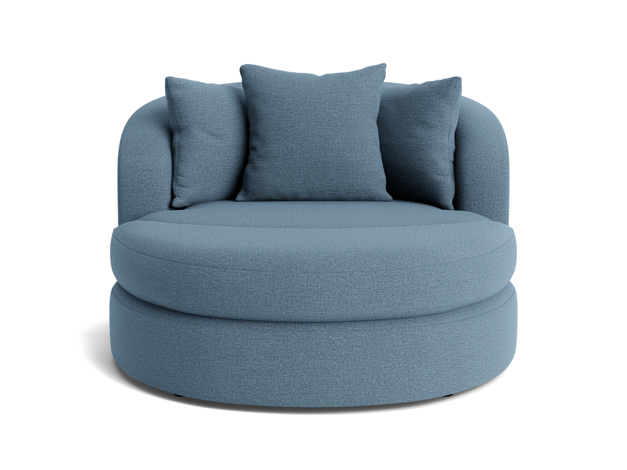 amelia grand chair ottoman milo french blue