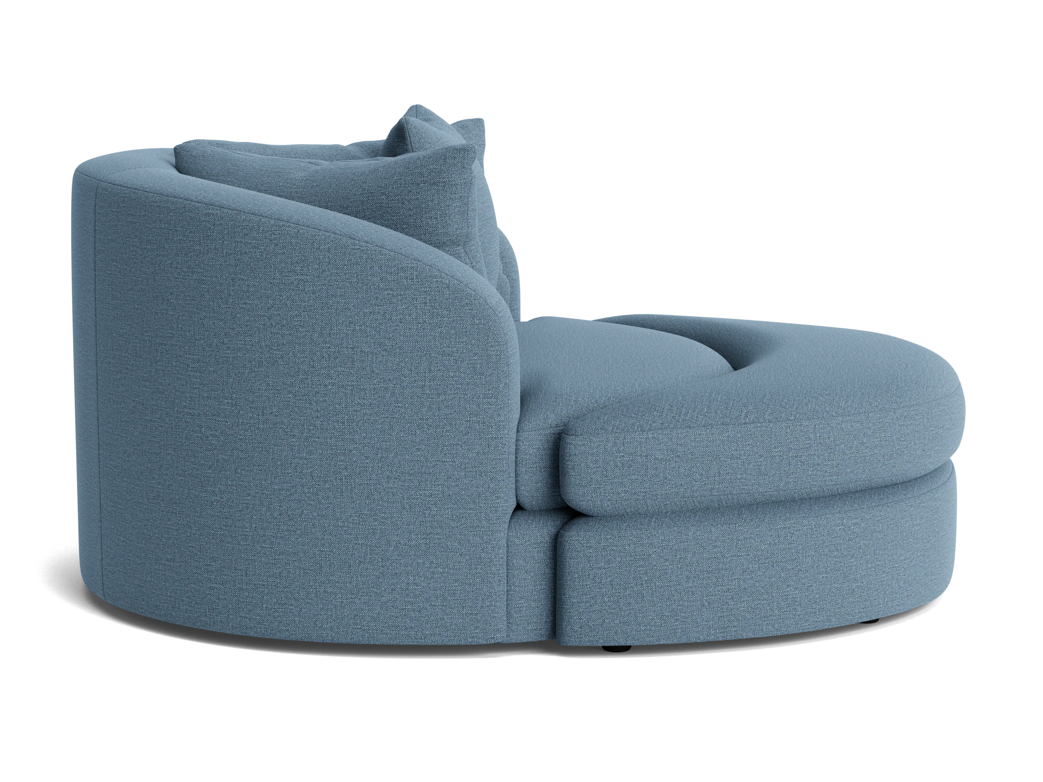 amelia grand chair ottoman milo french blue