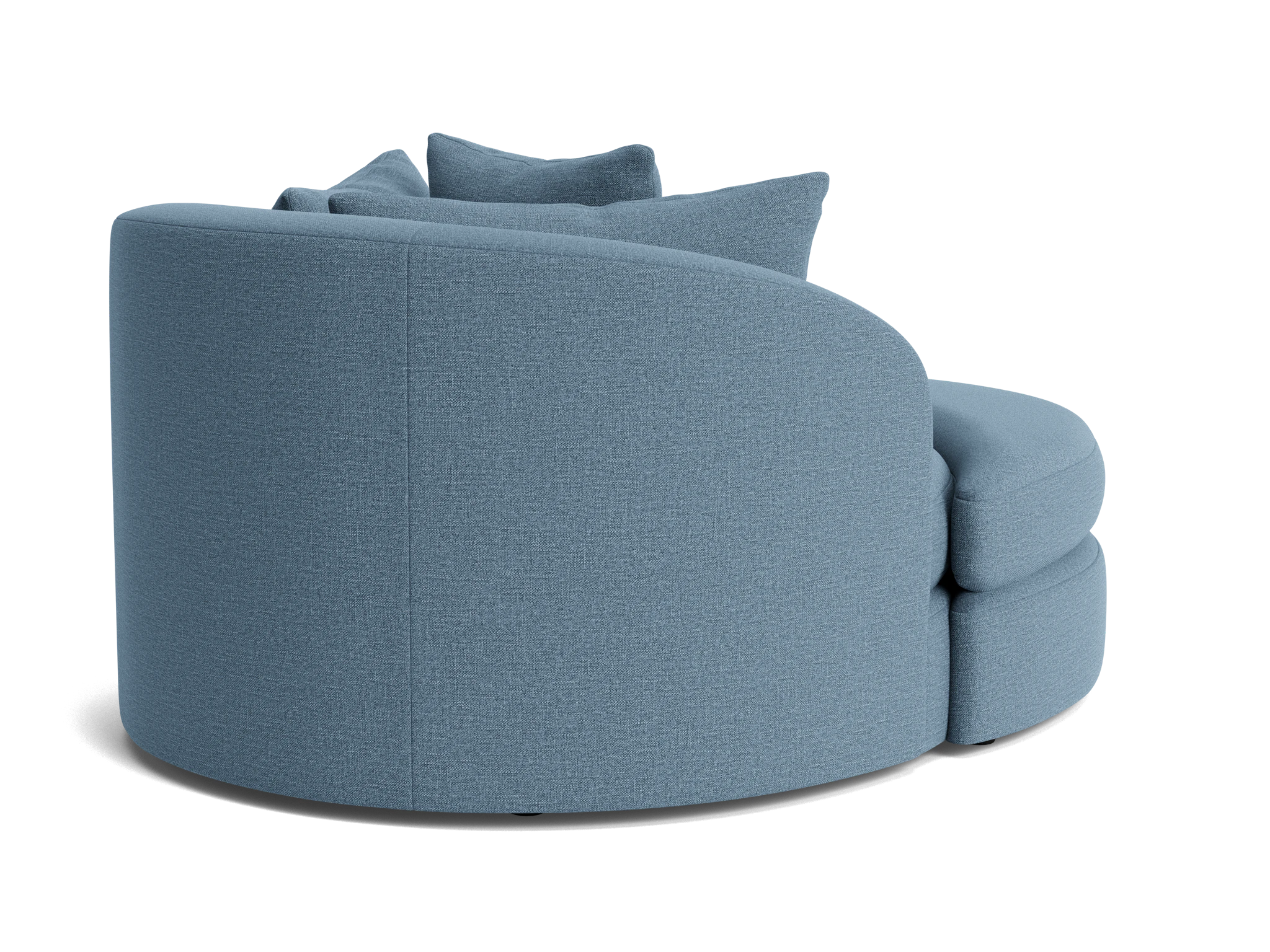 amelia grand chair ottoman milo french blue