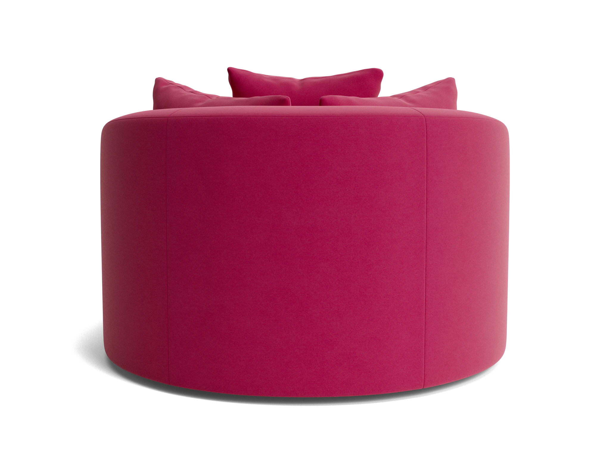 amelia grand chair ottoman royale berry