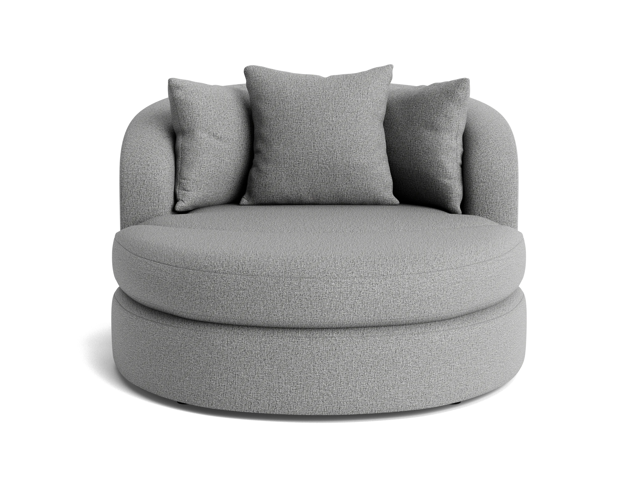 amelia grand chair ottoman taylor felt gray