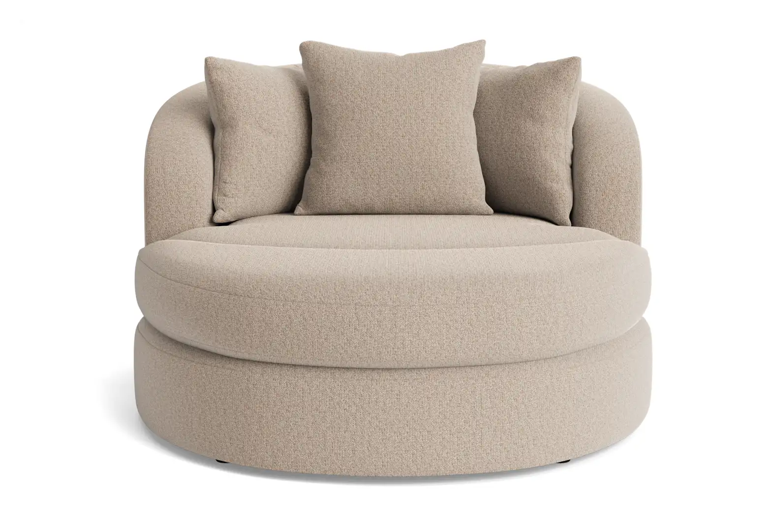 amelia grand chair ottoman villa sand