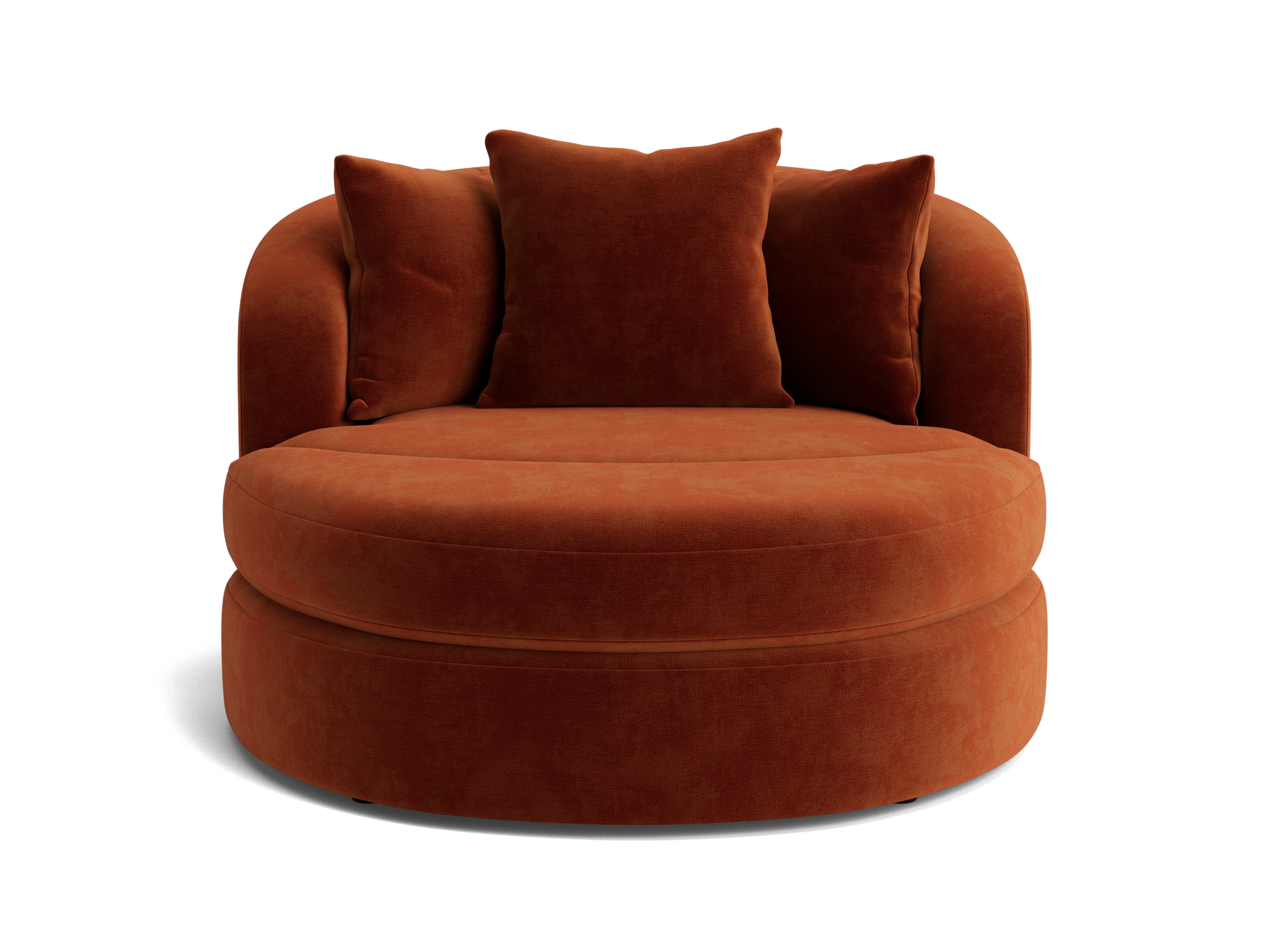 amelia grand chair ottoman harper cinnamon