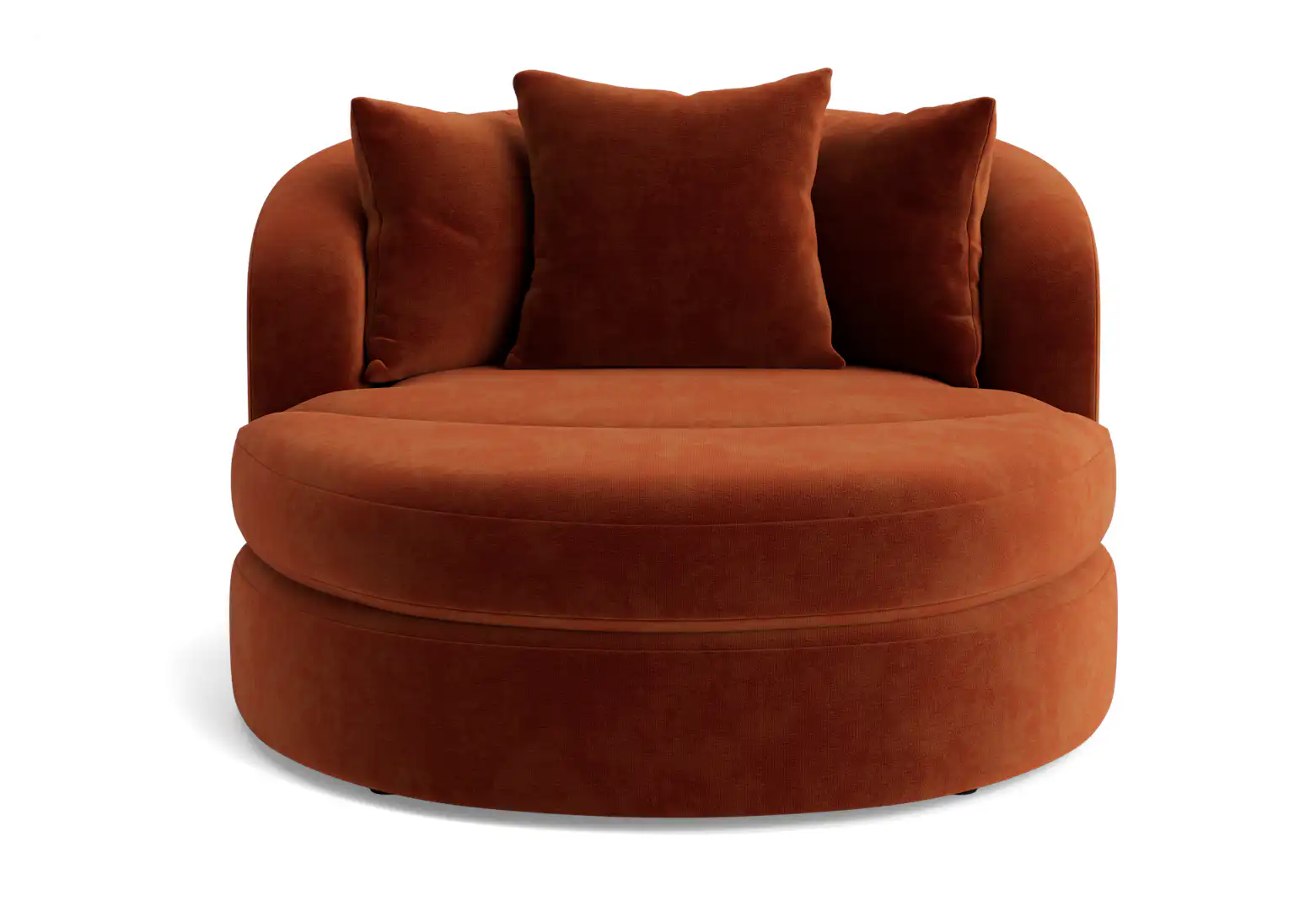 amelia grand chair ottoman harper cinnamon