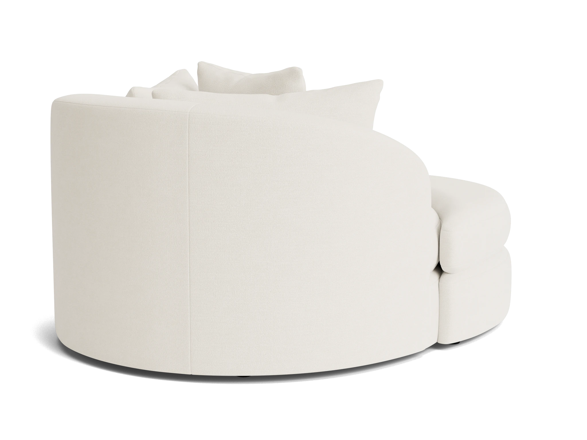 amelia grand chair ottoman leuven snow