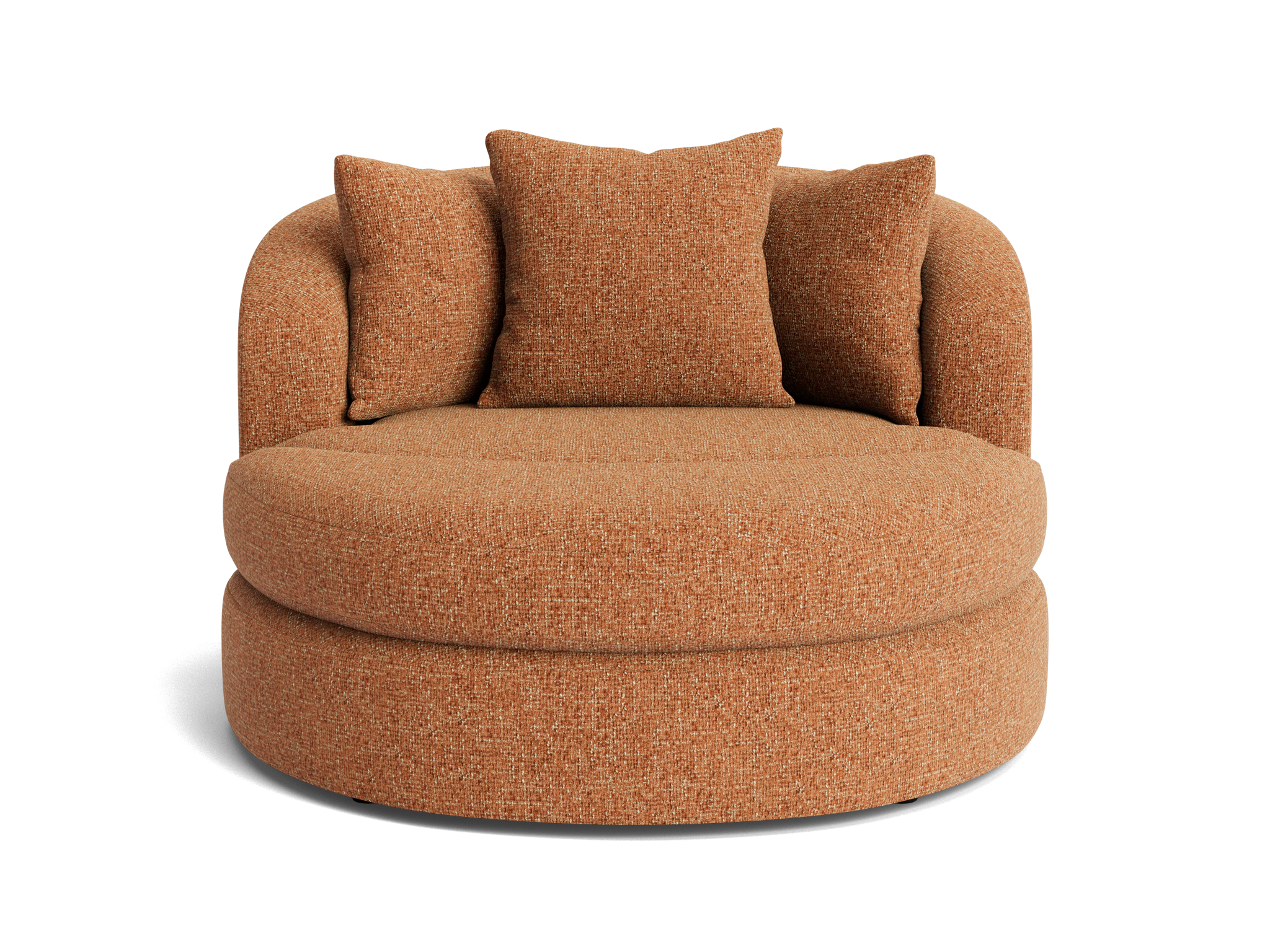 amelia grand chair ottoman bungalow pantone glazed ginger