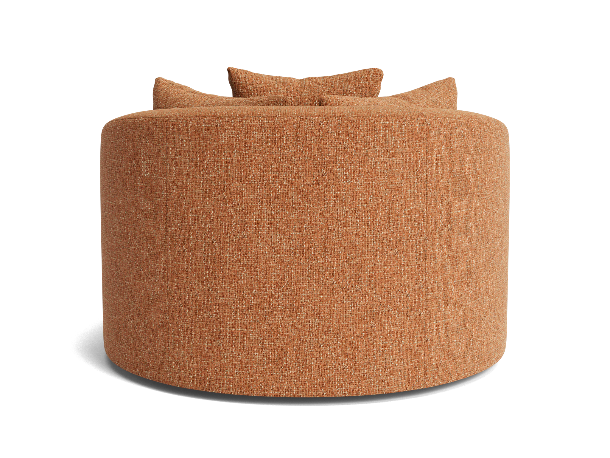 amelia grand chair ottoman bungalow pantone glazed ginger