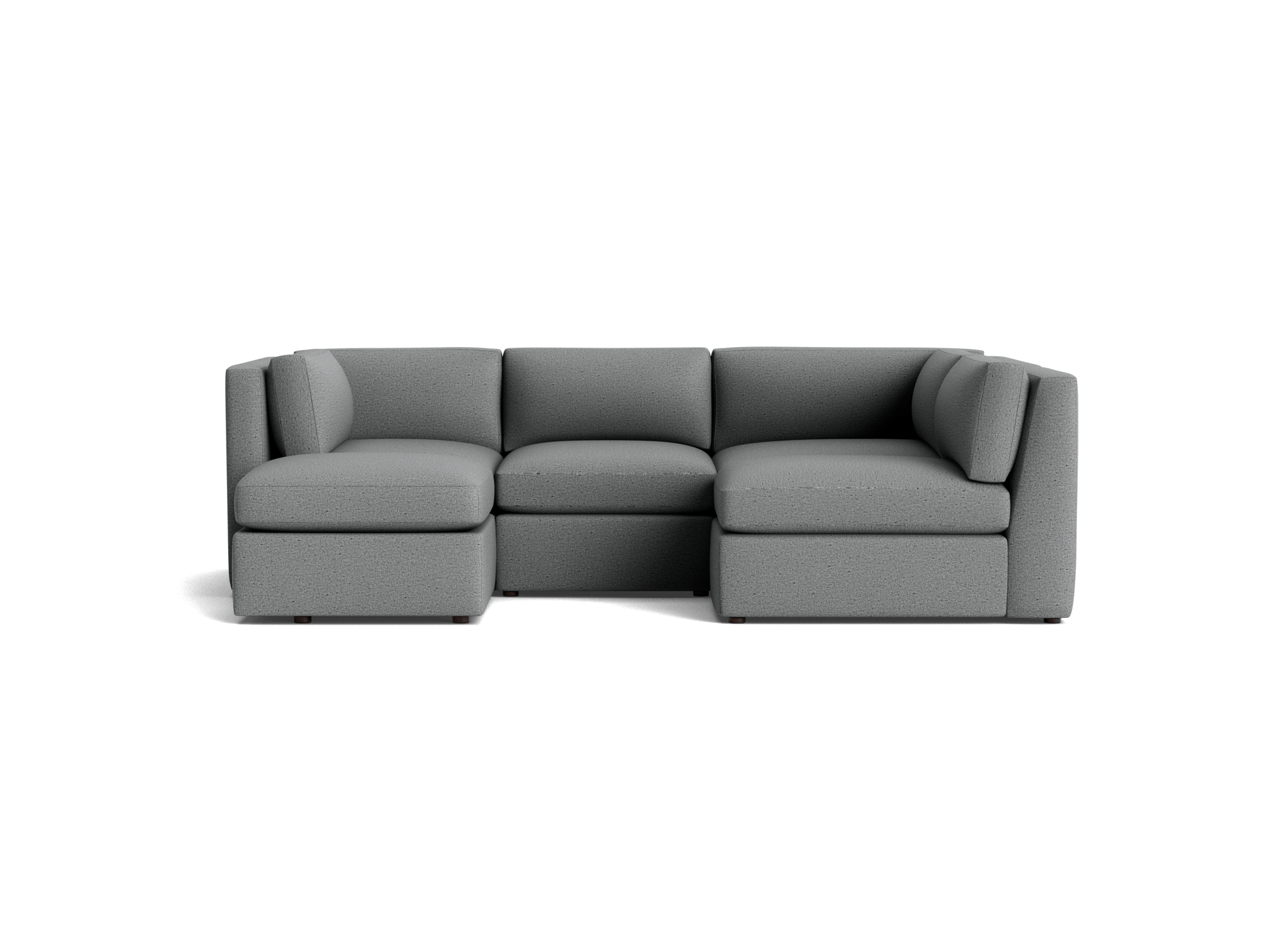 daya modular sofa bumper sectional essence ash