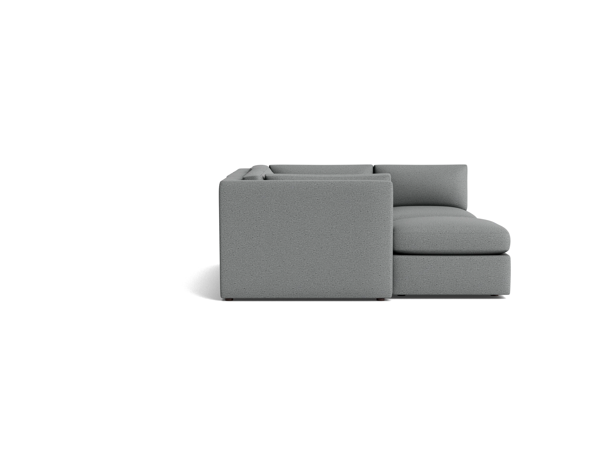 daya modular sofa bumper sectional essence ash