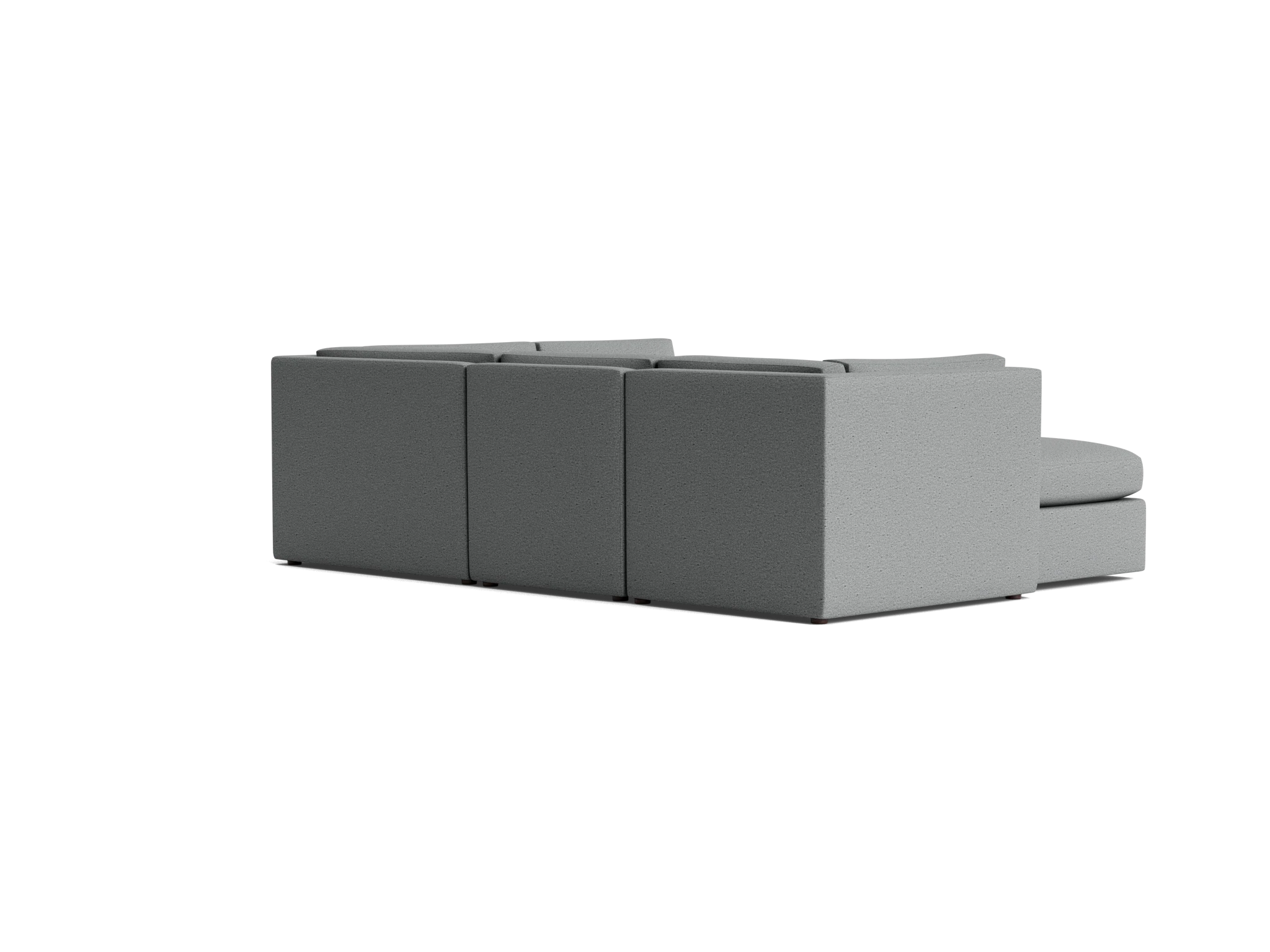 daya modular sofa bumper sectional essence ash