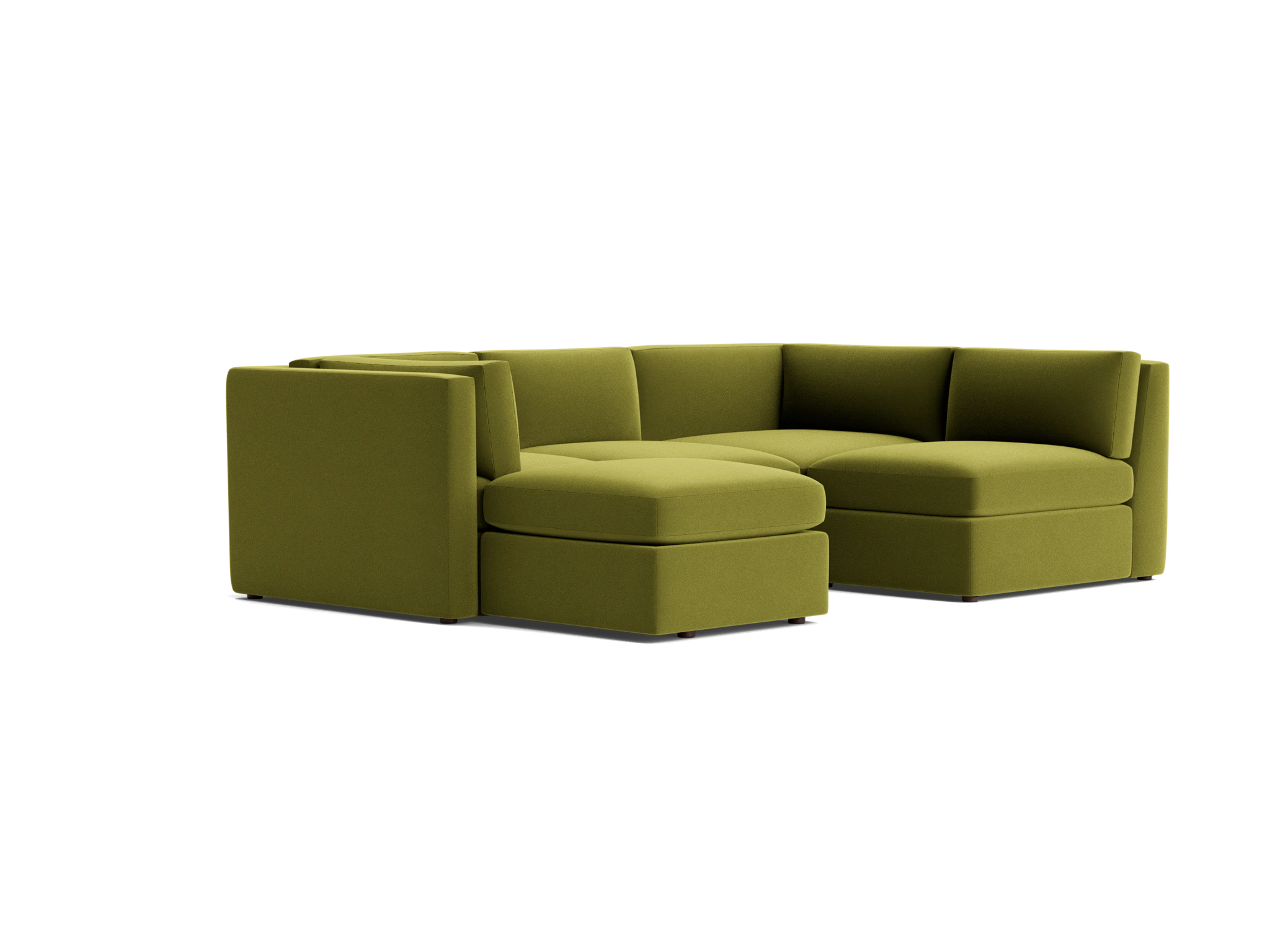 daya modular sofa bumper sectional royale apple