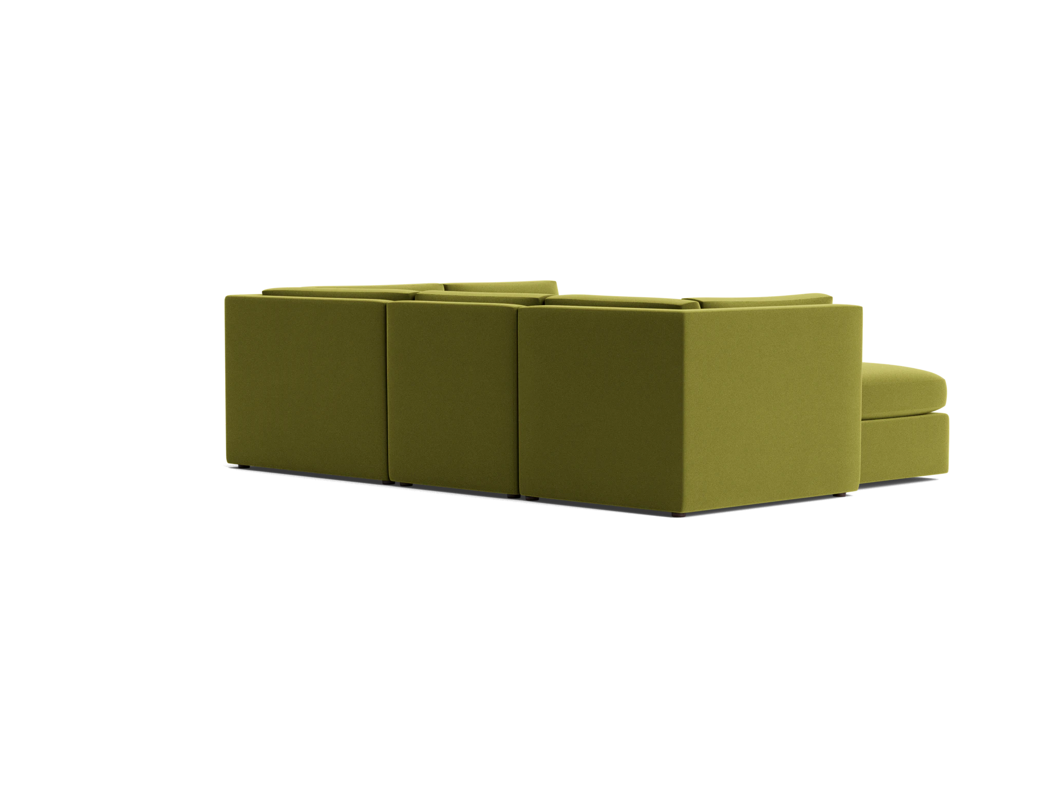 daya modular sofa bumper sectional royale apple