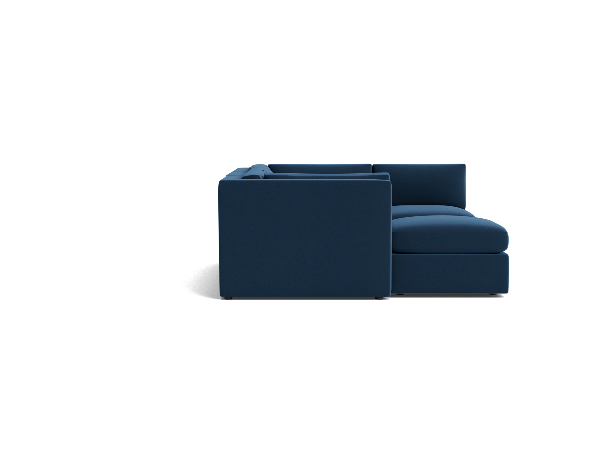 daya modular sofa bumper sectional royale cobalt