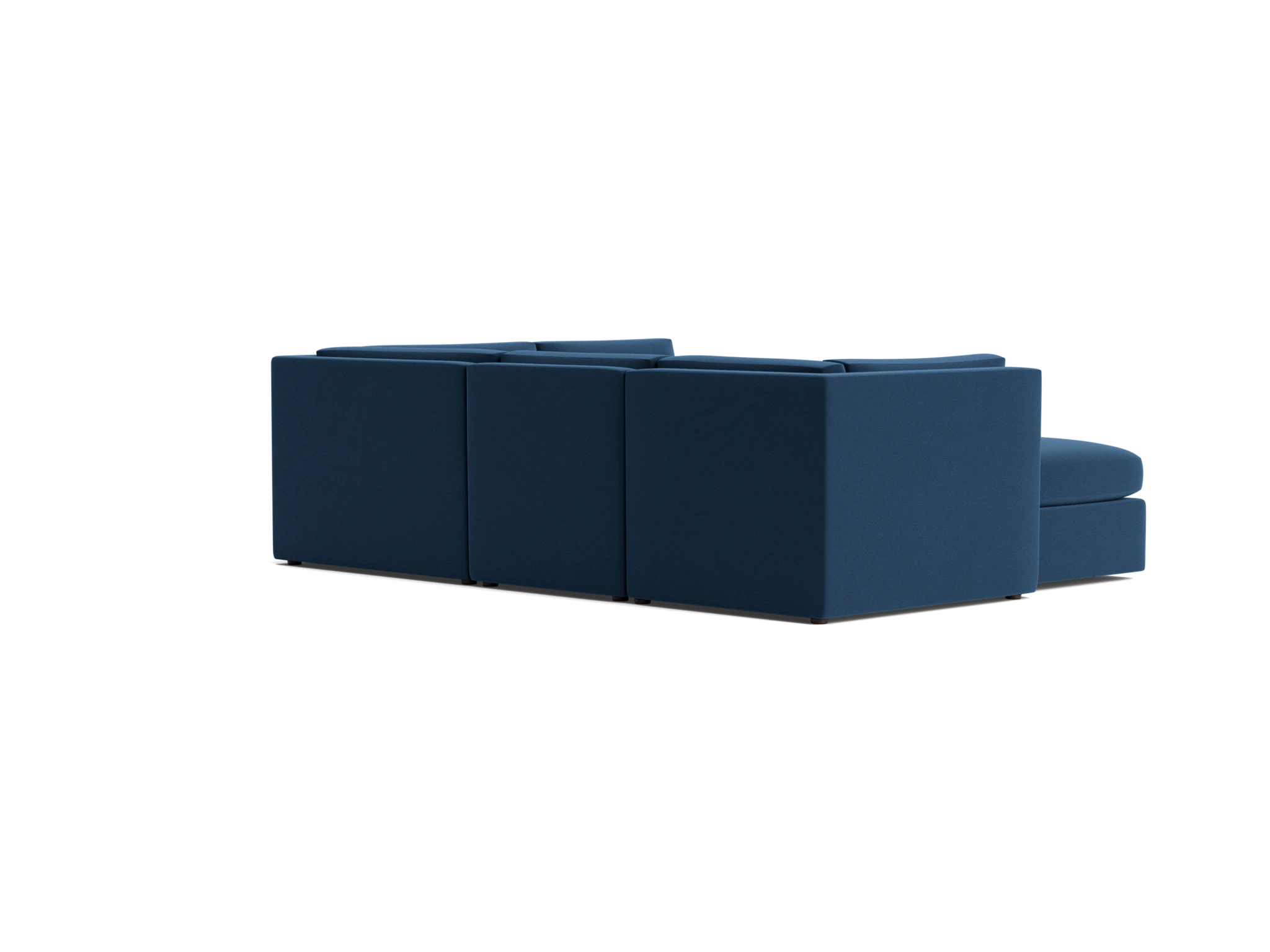 daya modular sofa bumper sectional royale cobalt