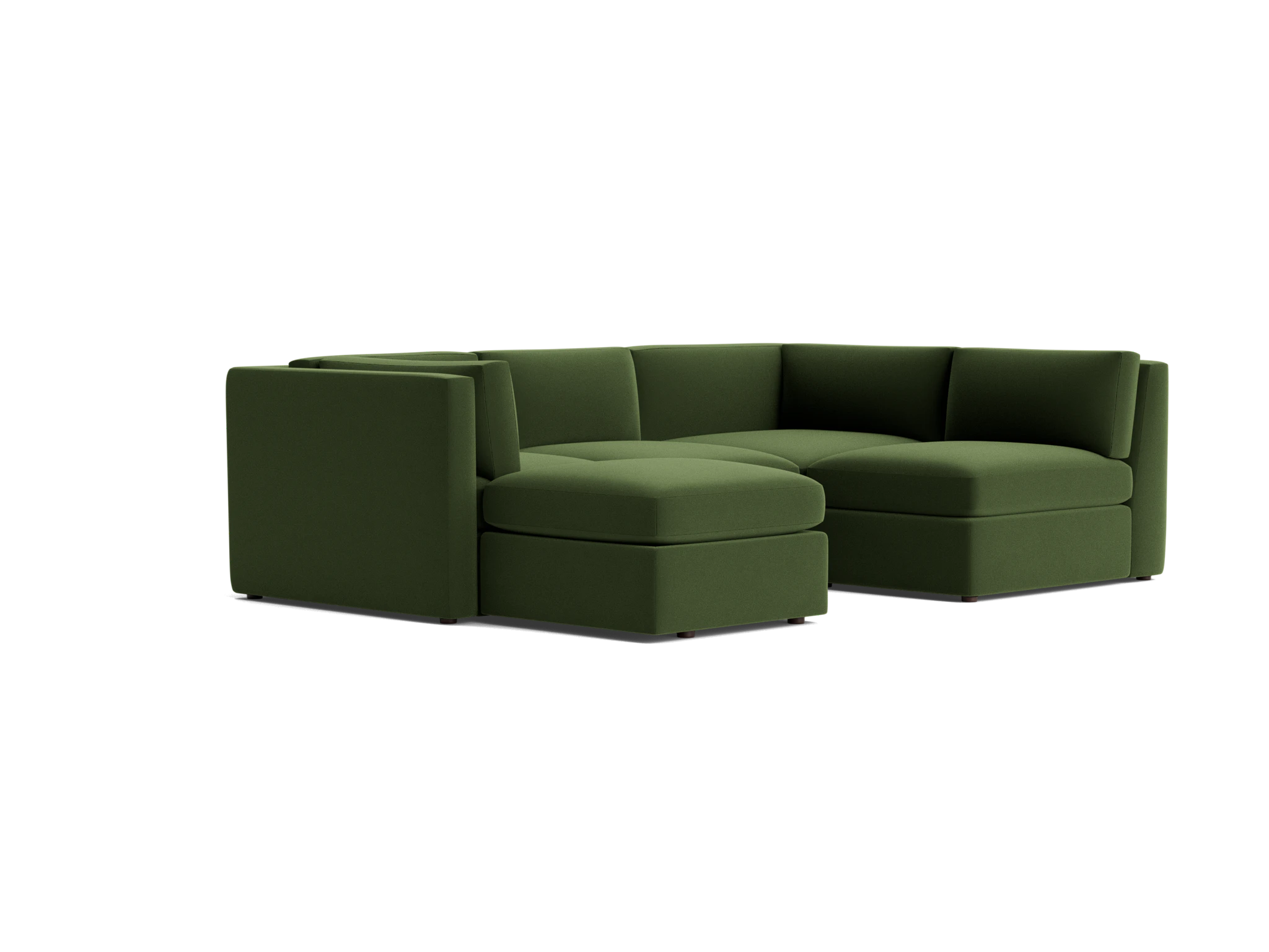 daya modular sofa bumper sectional royale forest