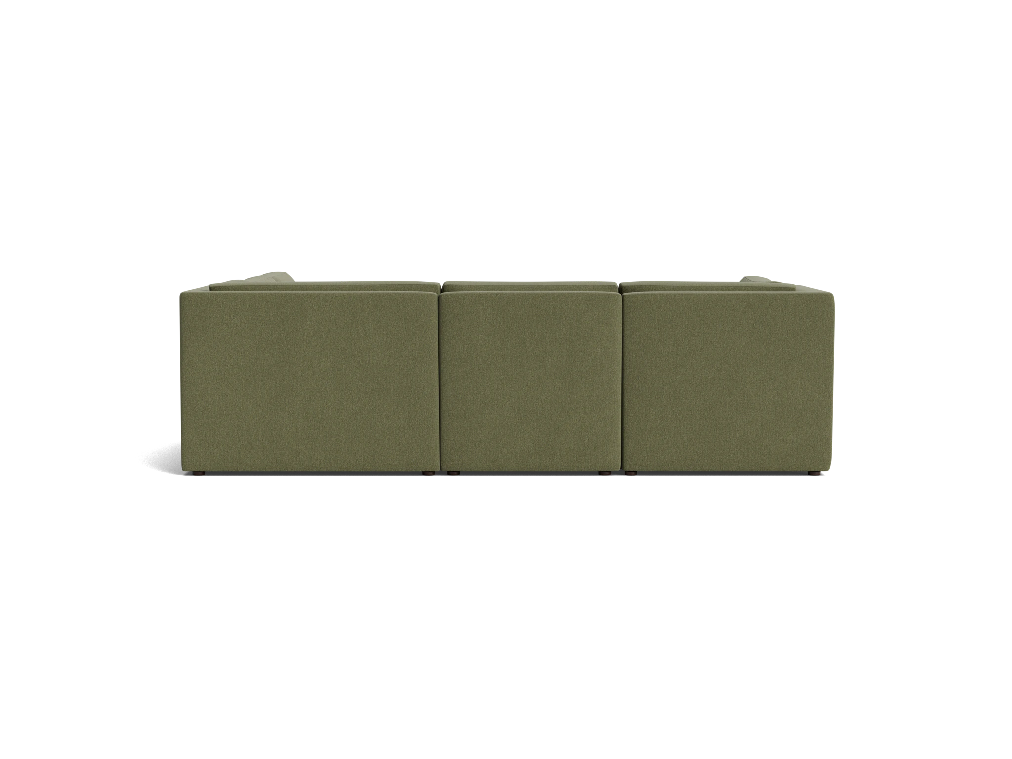 daya modular sofa bumper sectional faithful olive