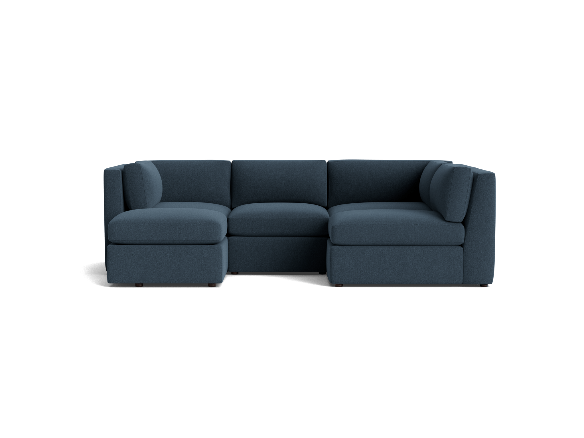 daya modular sofa bumper sectional faithful indigo