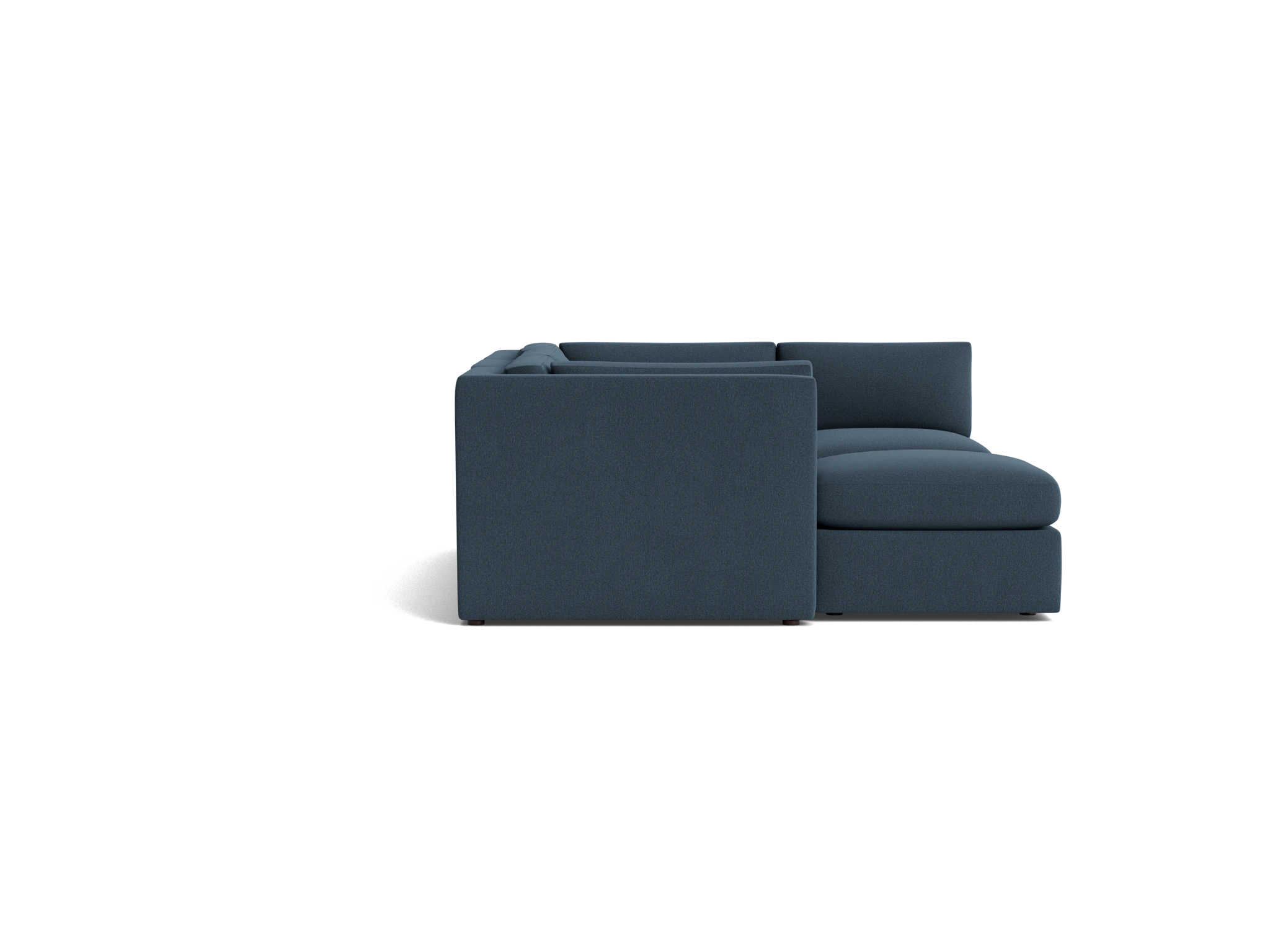 daya modular sofa bumper sectional faithful indigo