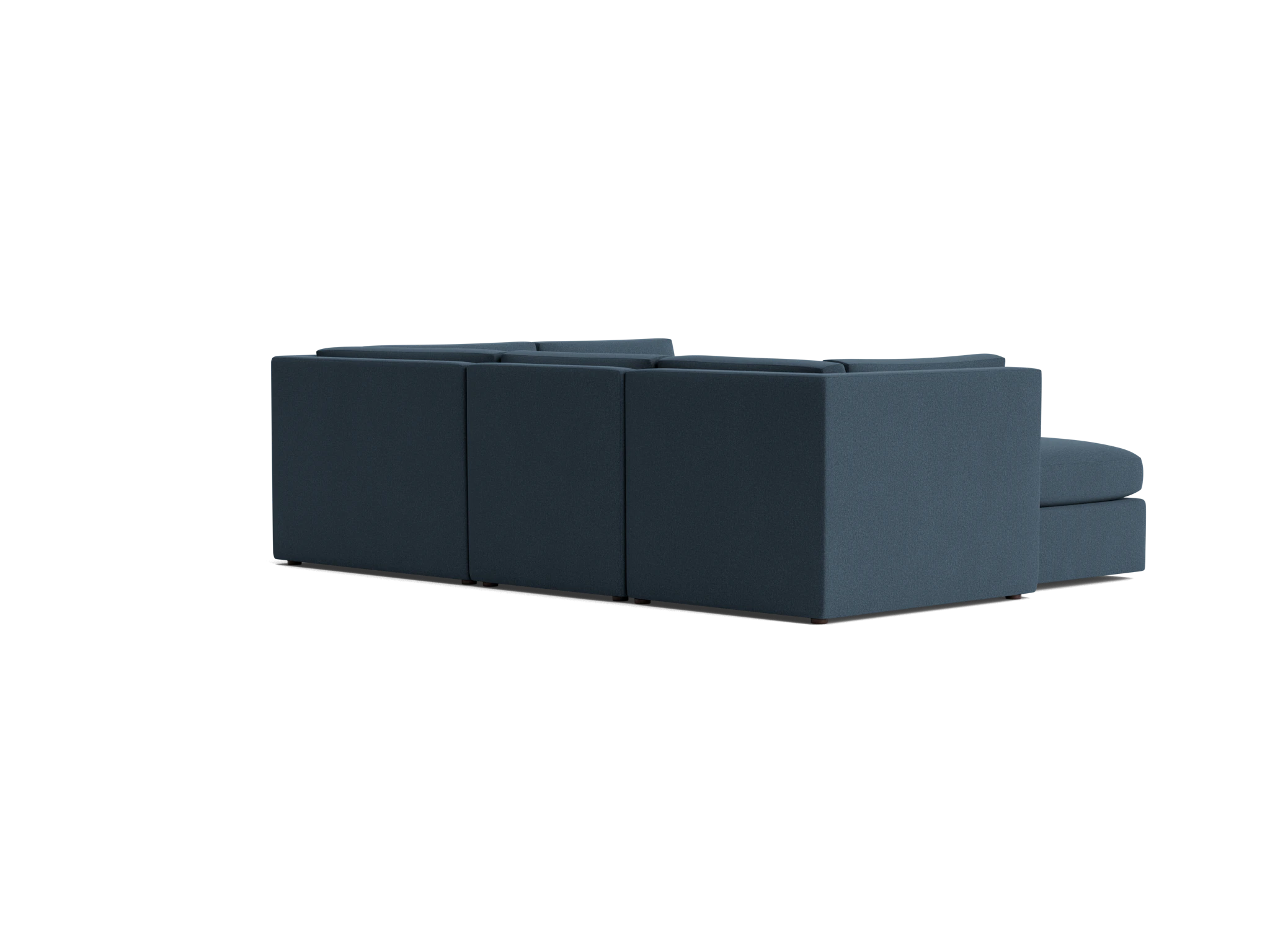 daya modular sofa bumper sectional faithful indigo