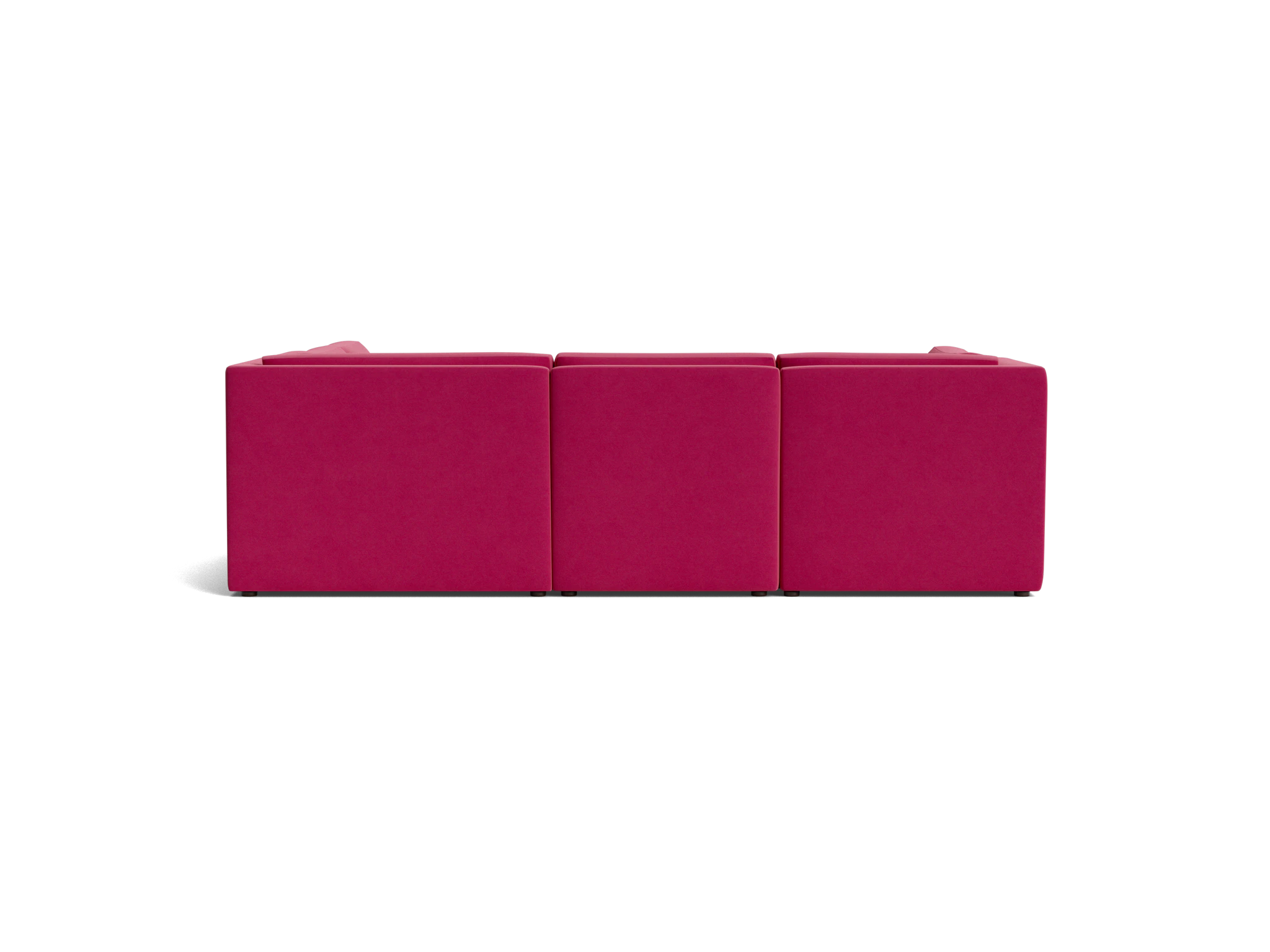 daya modular sofa bumper sectional royale berry